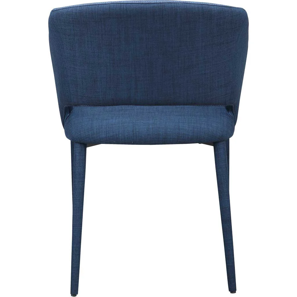Wilkes Dining Chair Navy Blue - Image 3