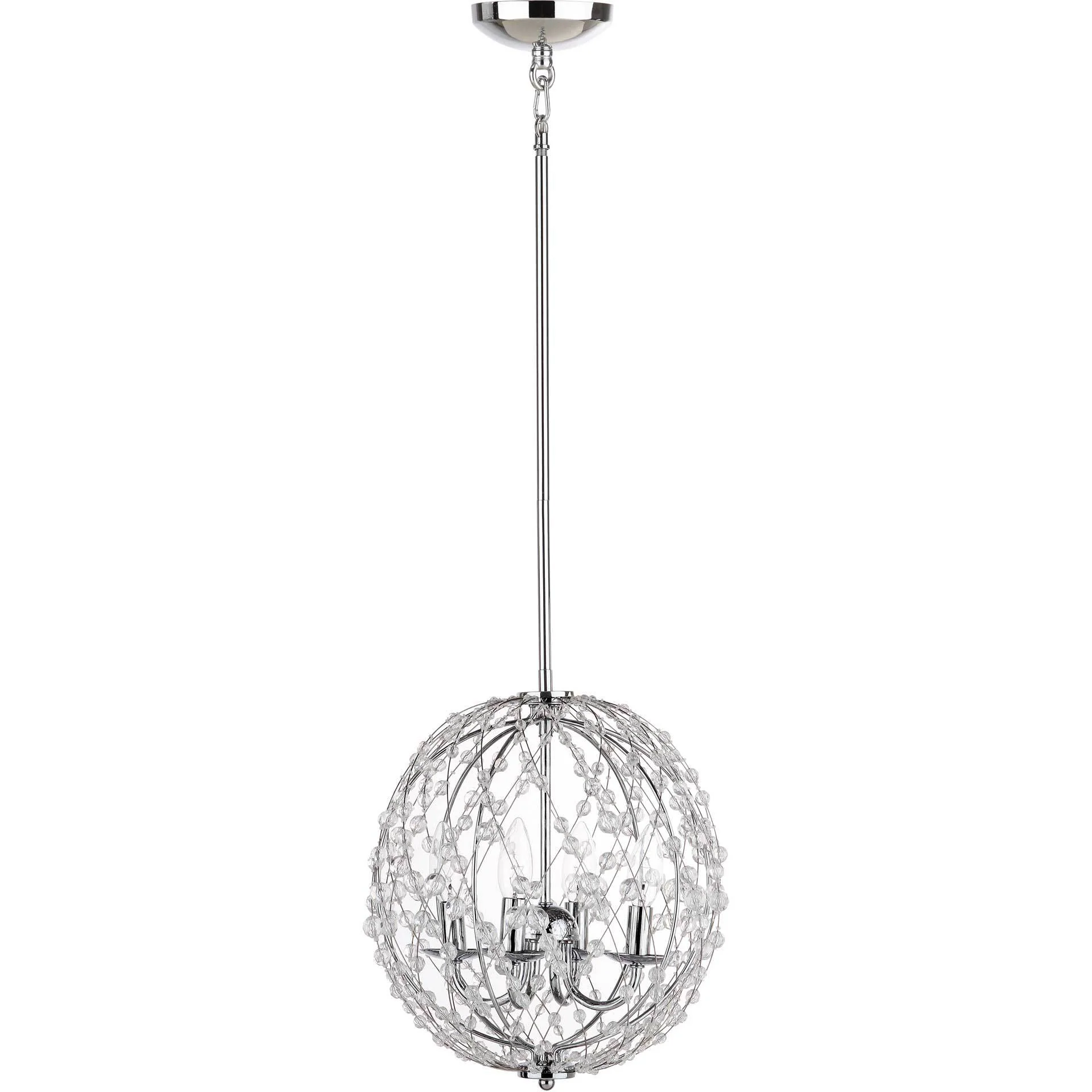 Will Chrome Beaded Adjustable Pendant - Image 2