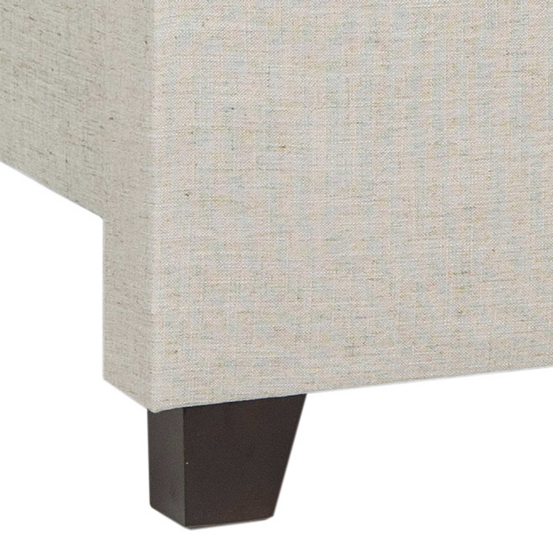 Willa Upholstered Bed Light Gray - Image 4