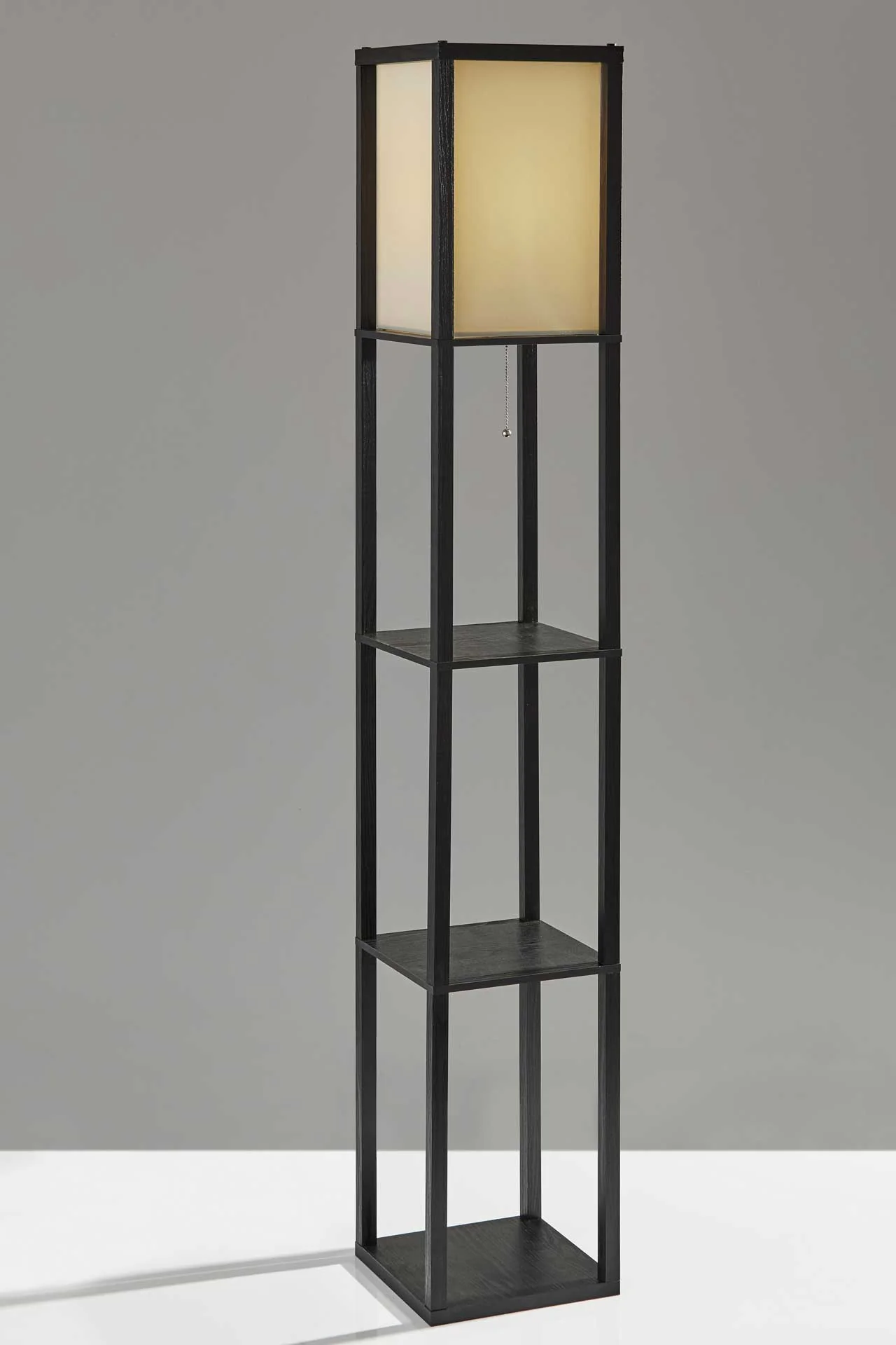 William Shelf Floor Lamp Black - Image 2