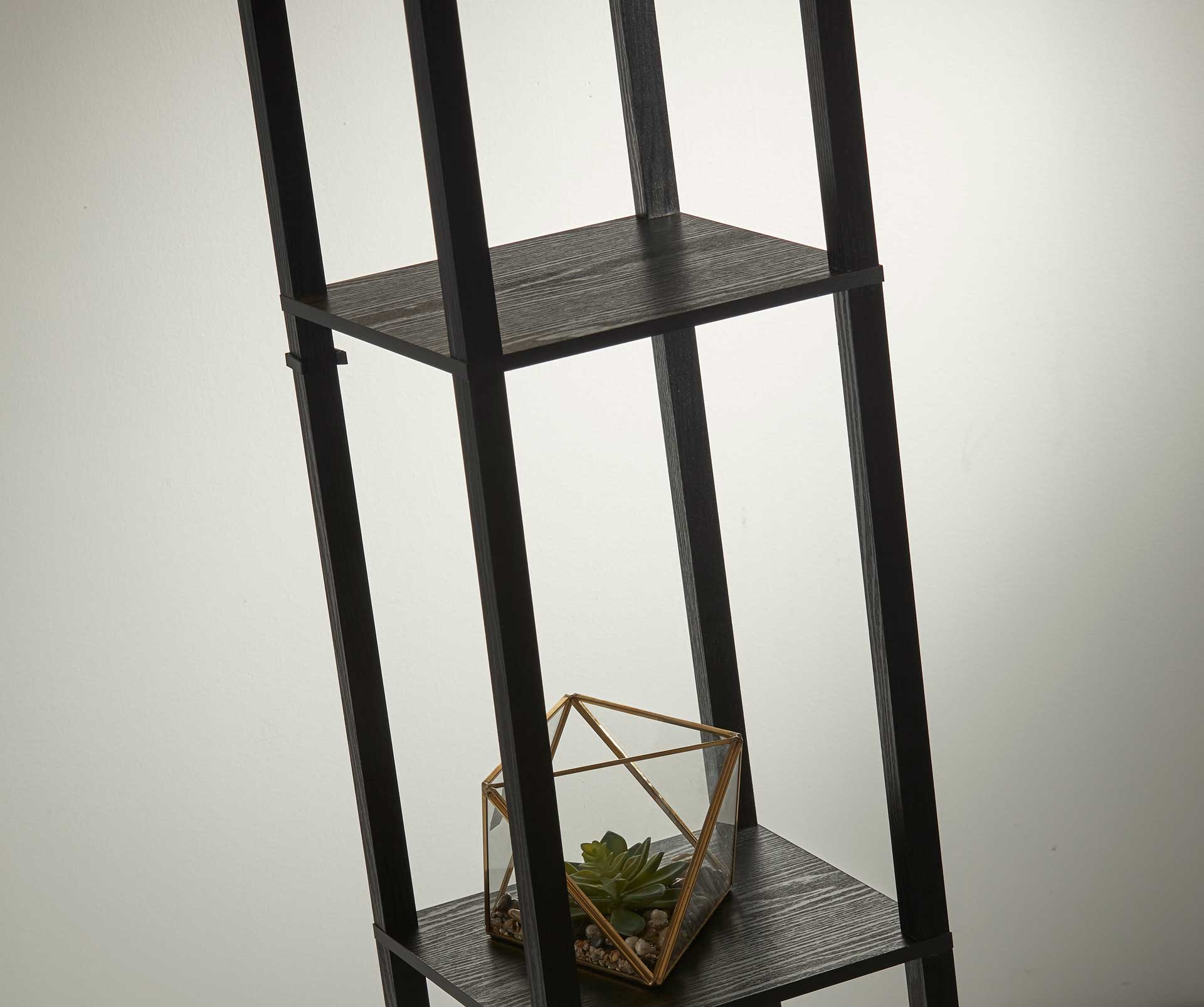 William Shelf Floor Lamp Black - Image 5