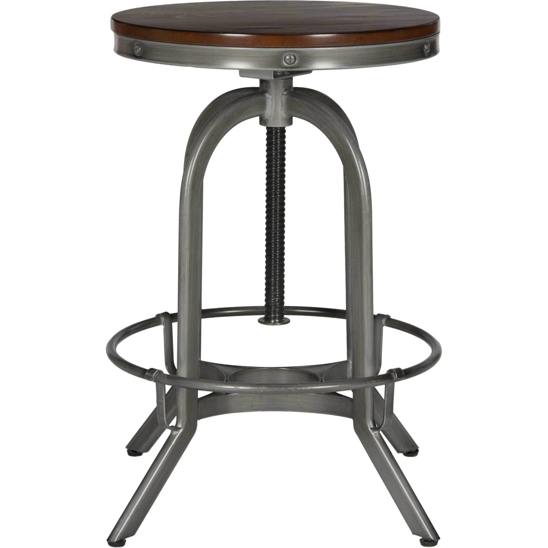 Willie Swivel Stool Burnt Oak - Image 2
