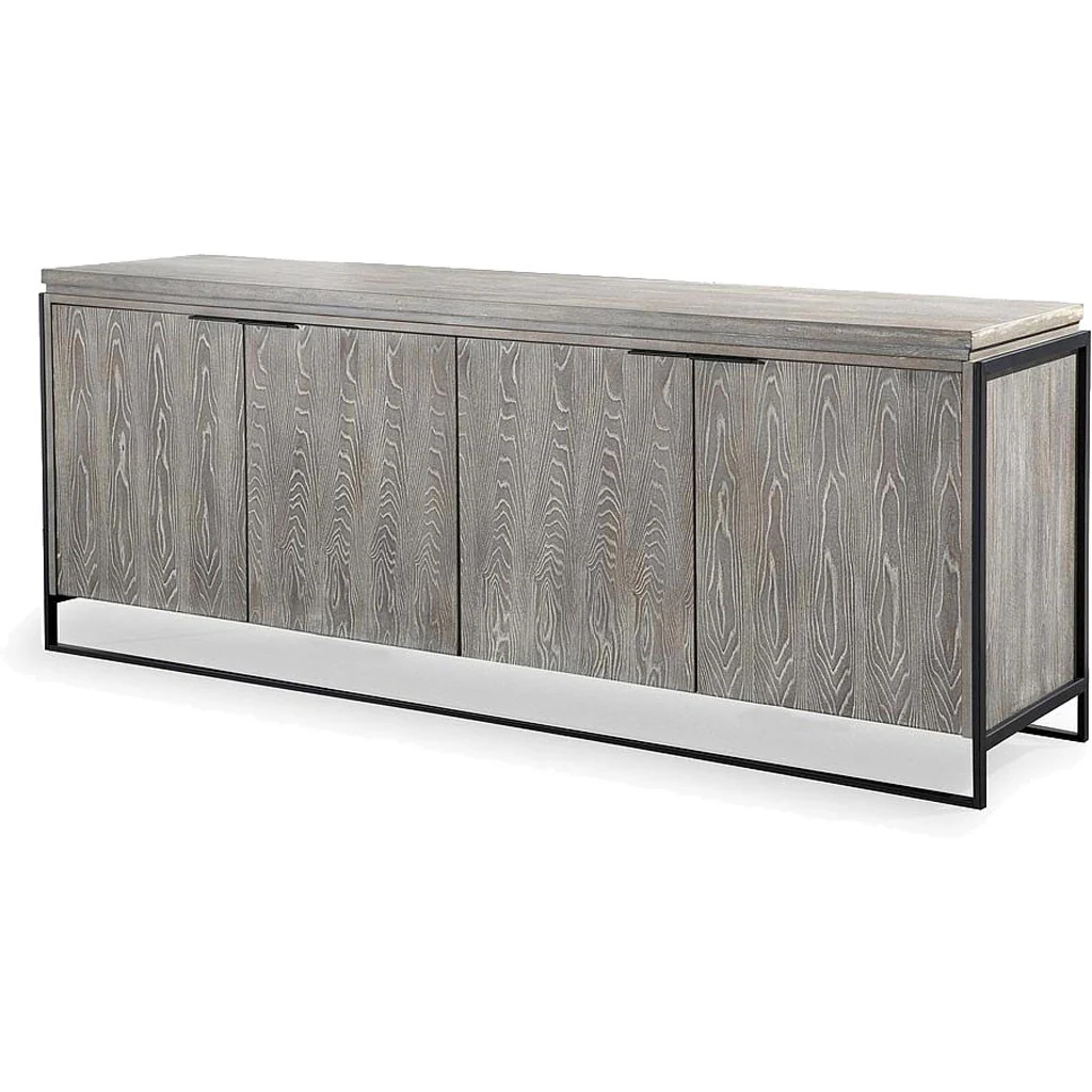 Wilton Elm Buffet Gray/Brown - Image 2