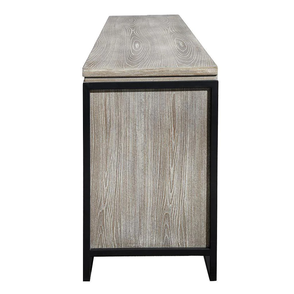 Wilton Elm Buffet Gray/Brown - Image 4