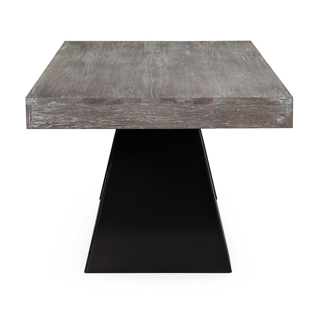 Wilton Elm Dining Table Gray/Brown - Image 2