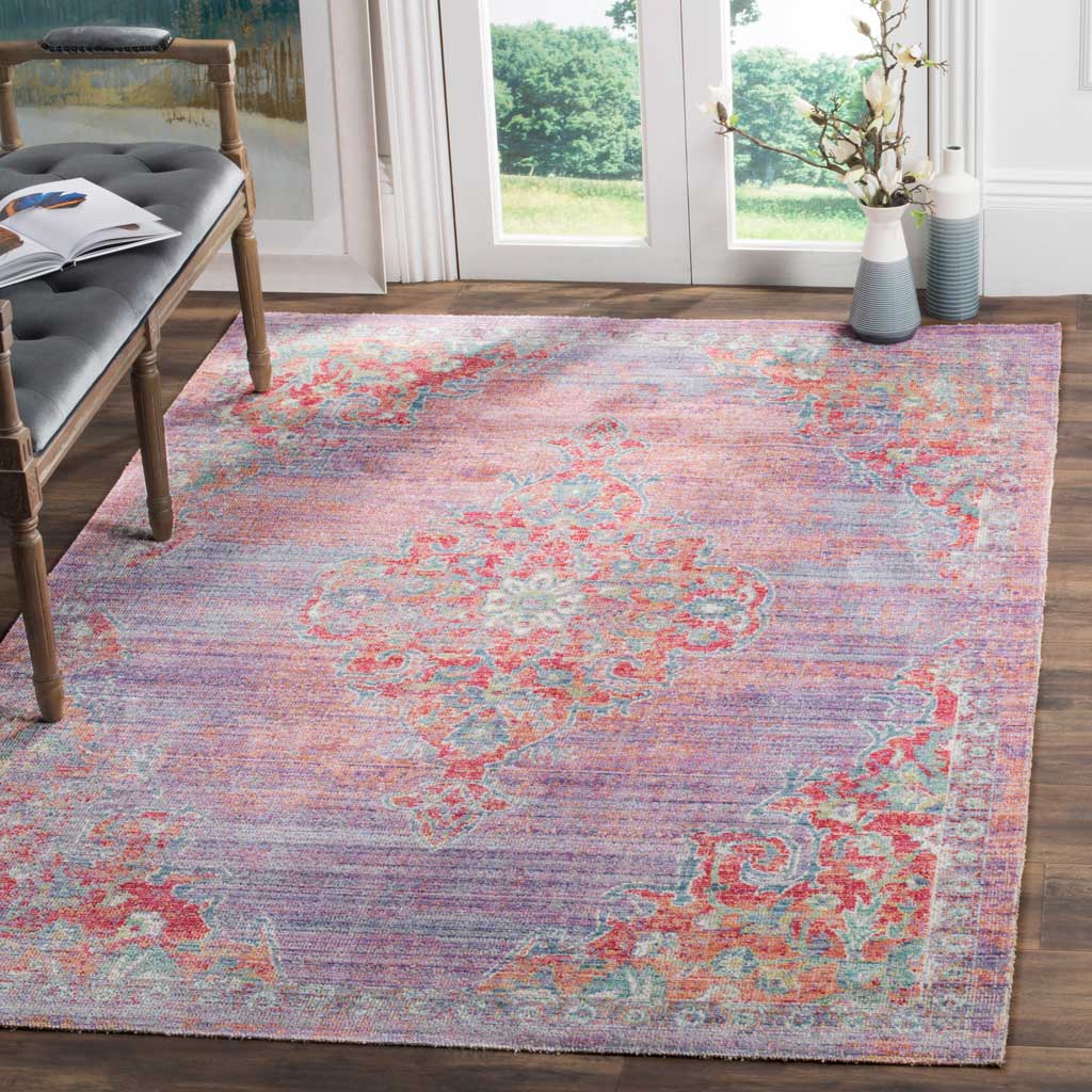 Windsor Classic Lavender/Fuchsia Area Rug - Image 5