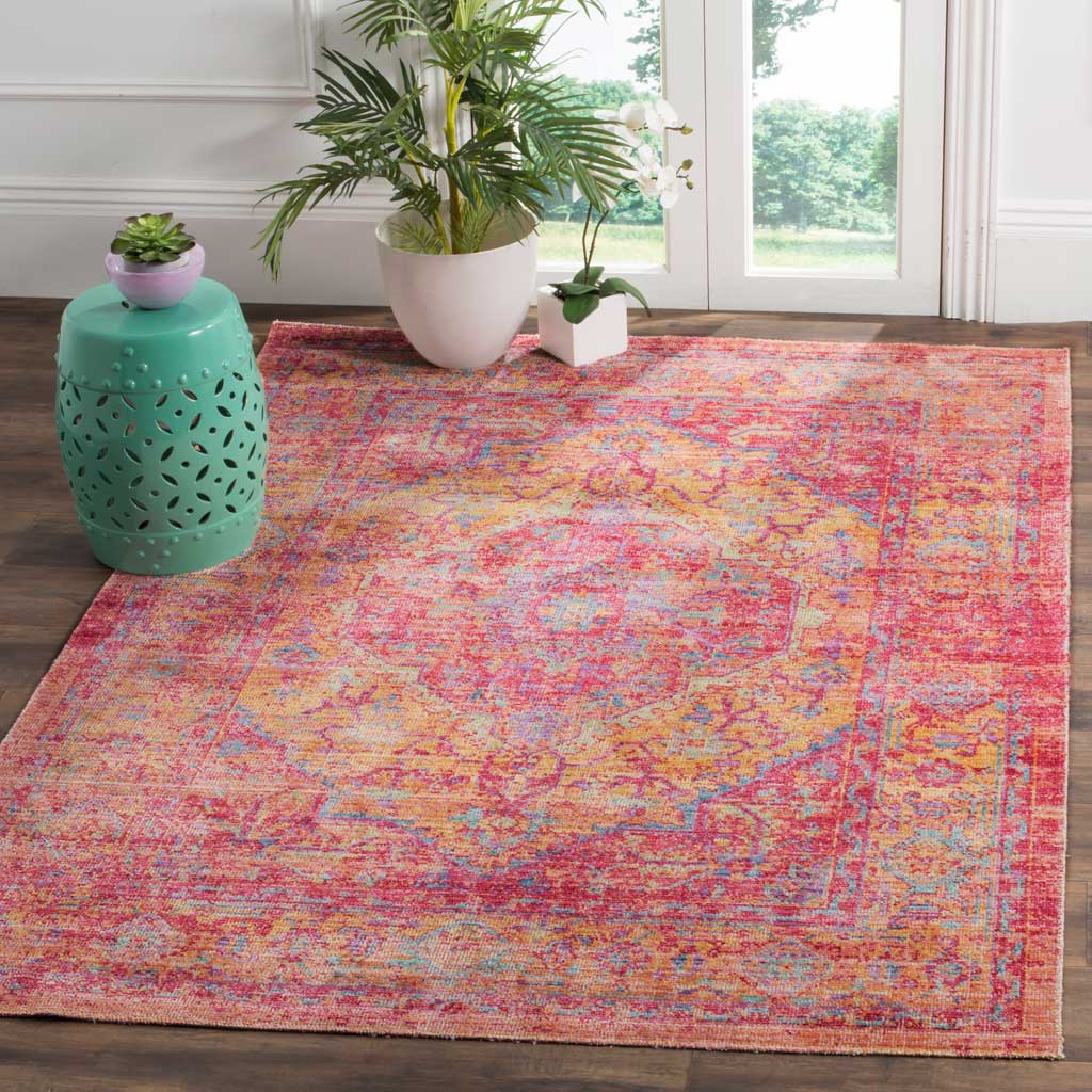 Windsor Gold/Fuchsia Area Rug - Image 5