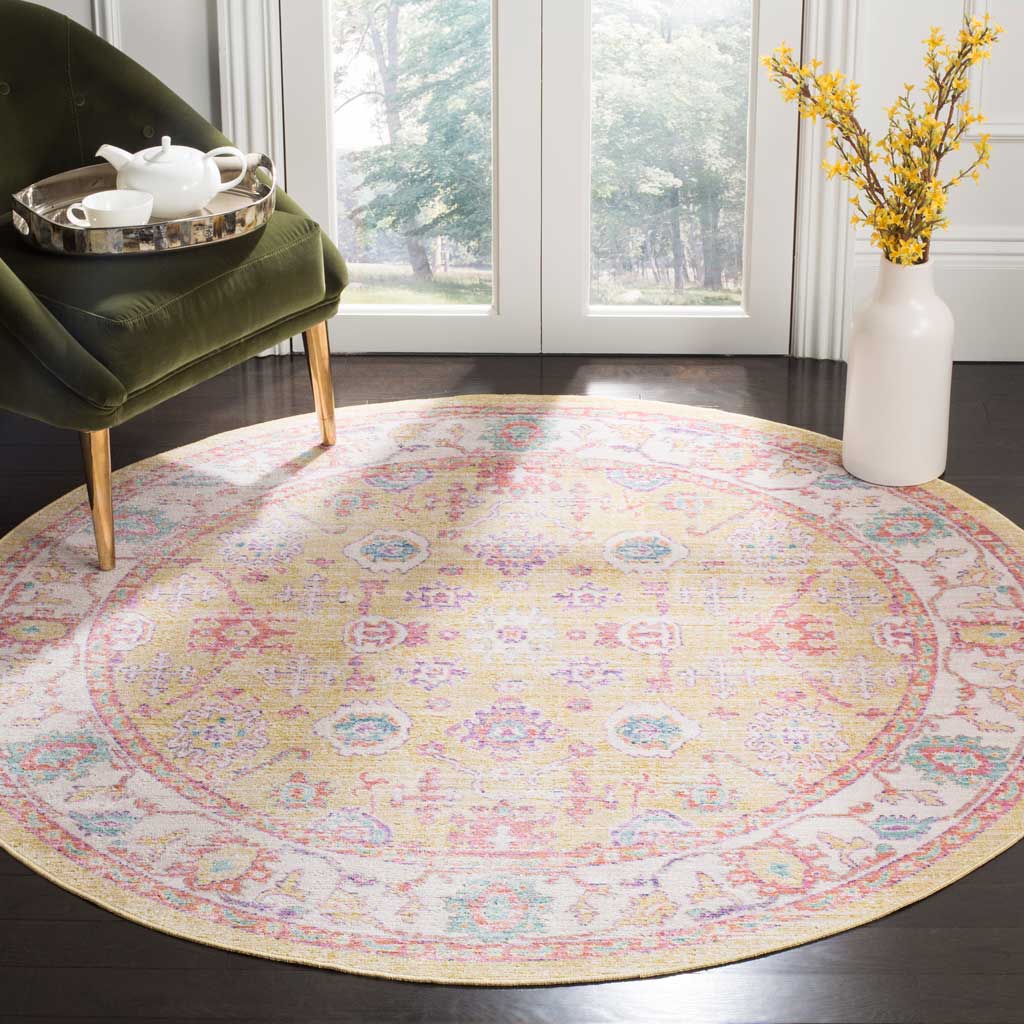 Windsor Gold/Lavender Round Rug - Image 3