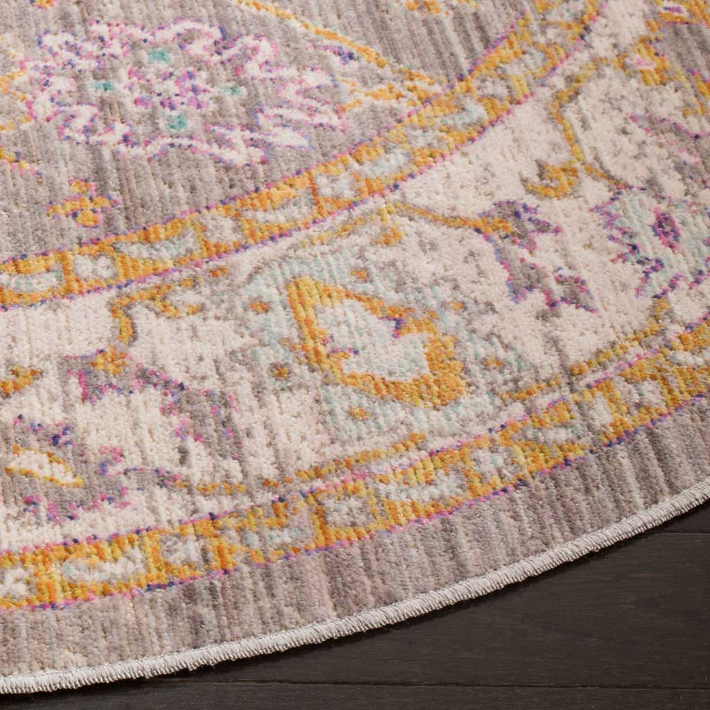 Windsor Gray/Cream Round Rug - Image 2
