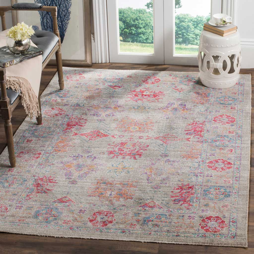 Windsor Gray/Fuchsia Area Rug - Image 5