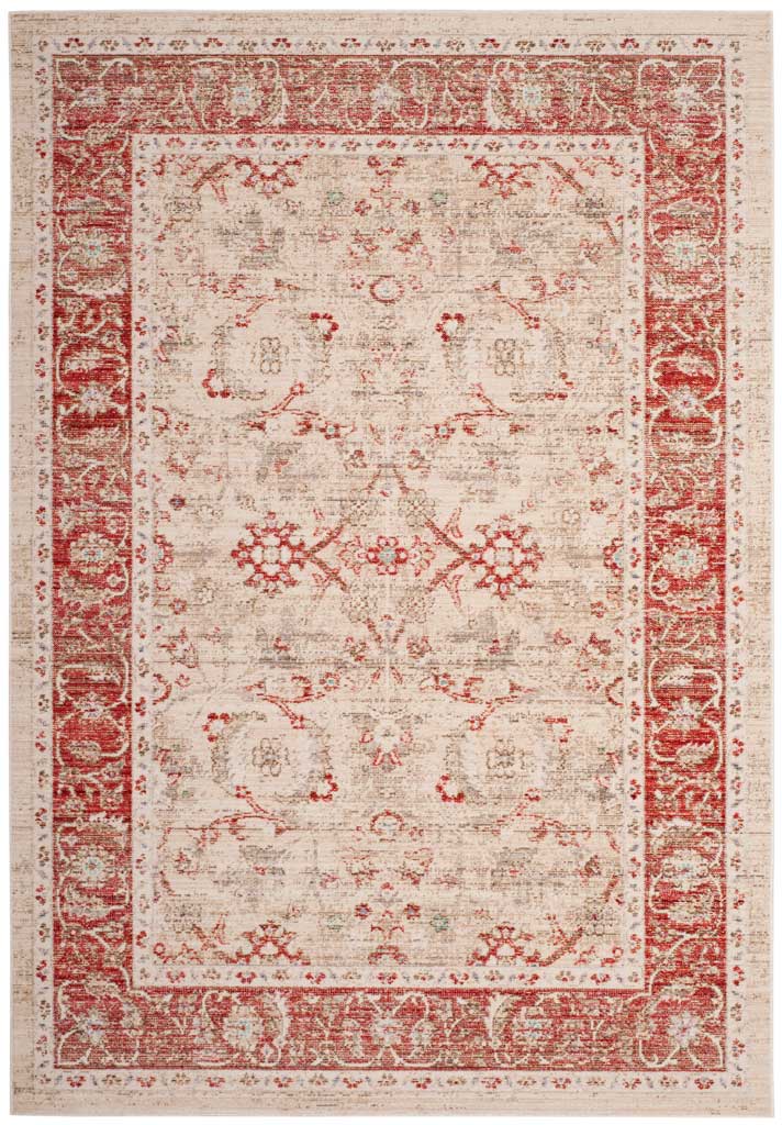 Windsor Ivory/Red Area Rug - Image 2