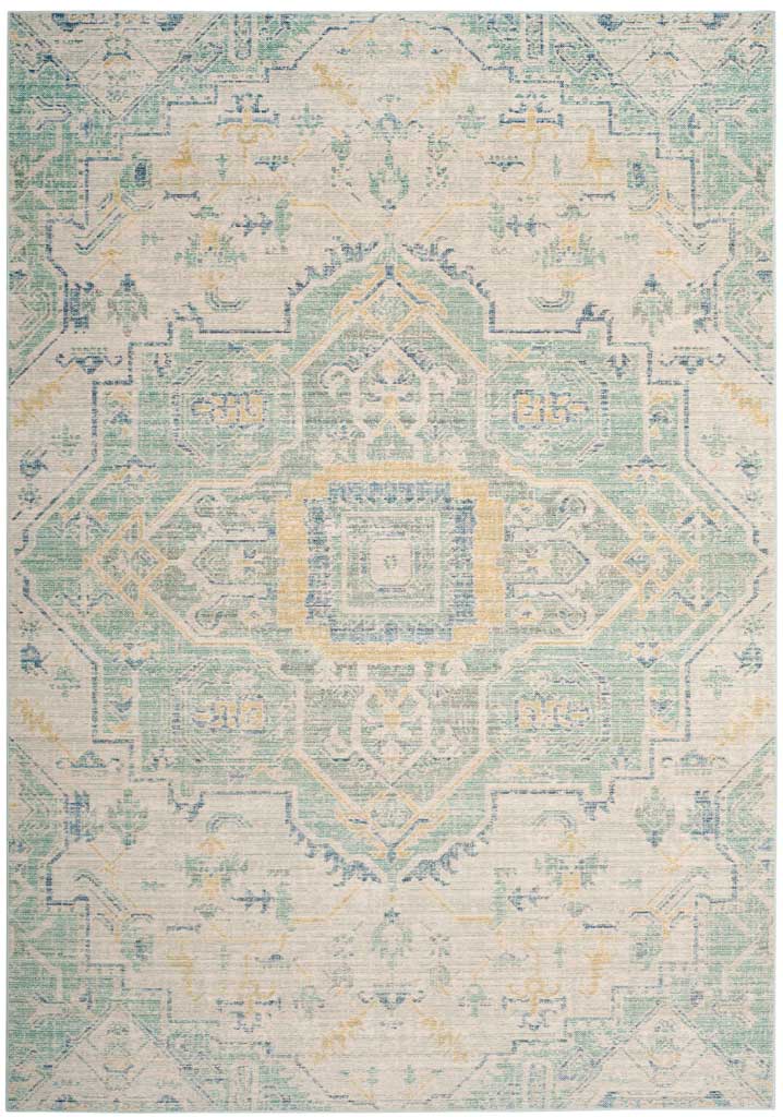 Windsor Light Gray/Seafoam Area Rug - Image 2