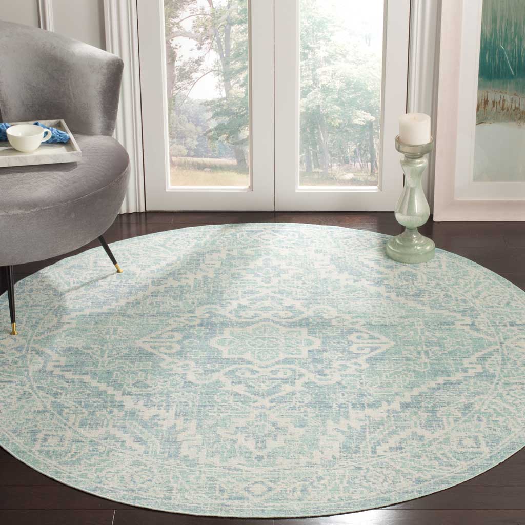 Windsor Seafoam/Blue Round Rug - Image 3