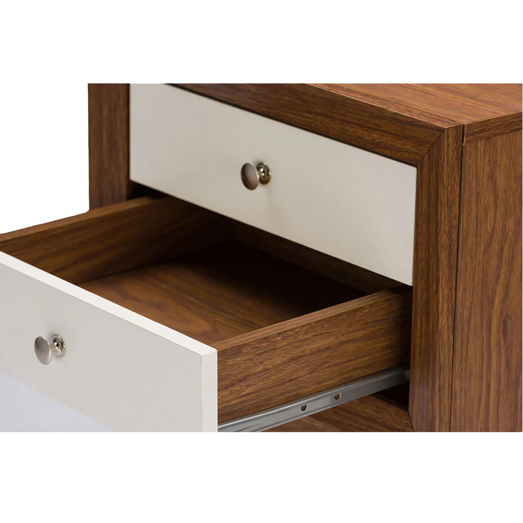 Winston Nightstand Walnut/White - Image 4