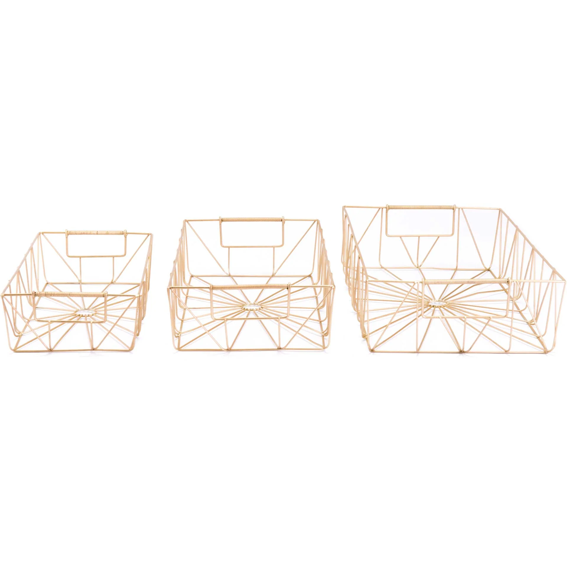 Wired Radiance Tray Gold (Set of 3) - Image 2