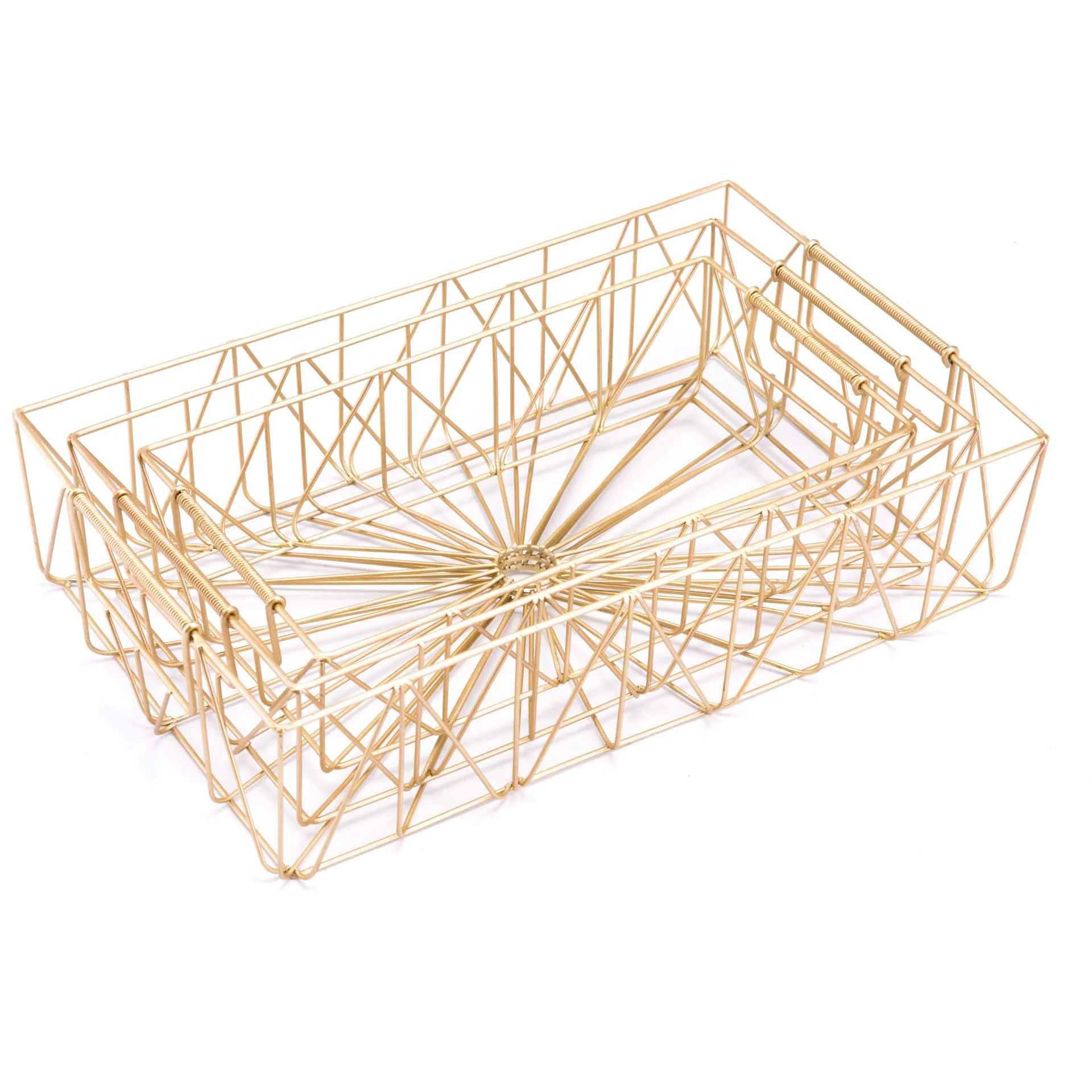 Wired Radiance Tray Gold (Set of 3) - Image 3