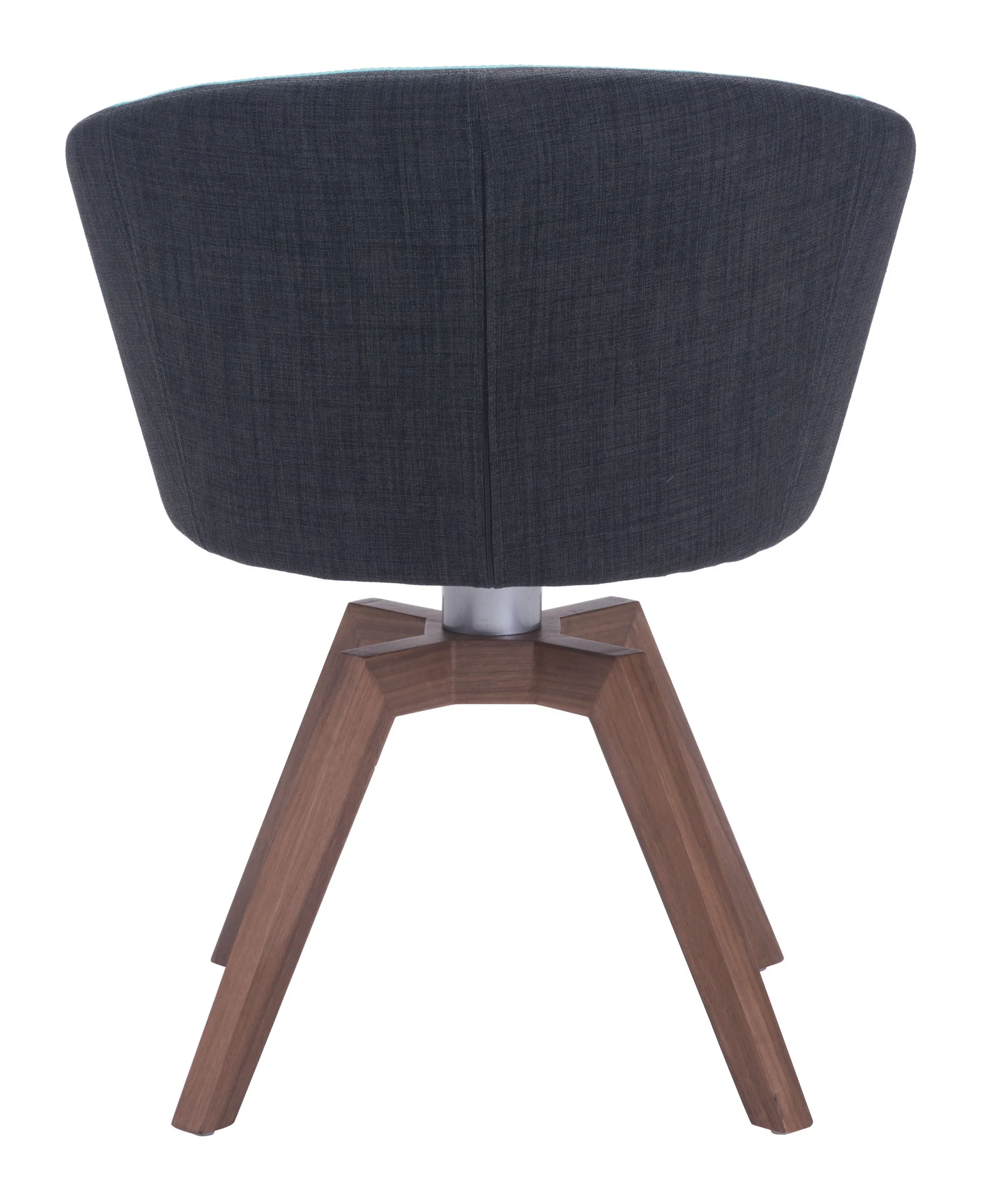 Wisdom Swivel Dining Chair Blue & Gray (Set of 2) - Image 4