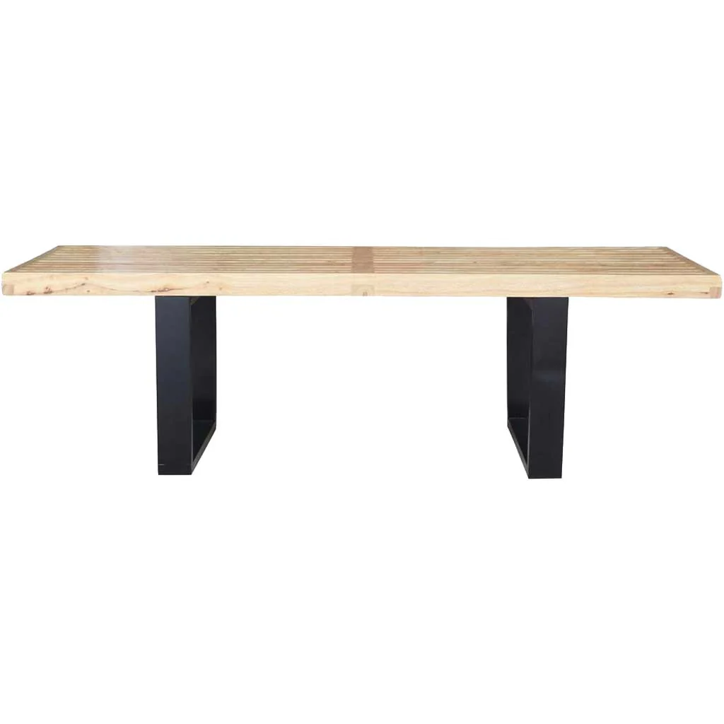 Wood Bench 48" Natural - Image 3