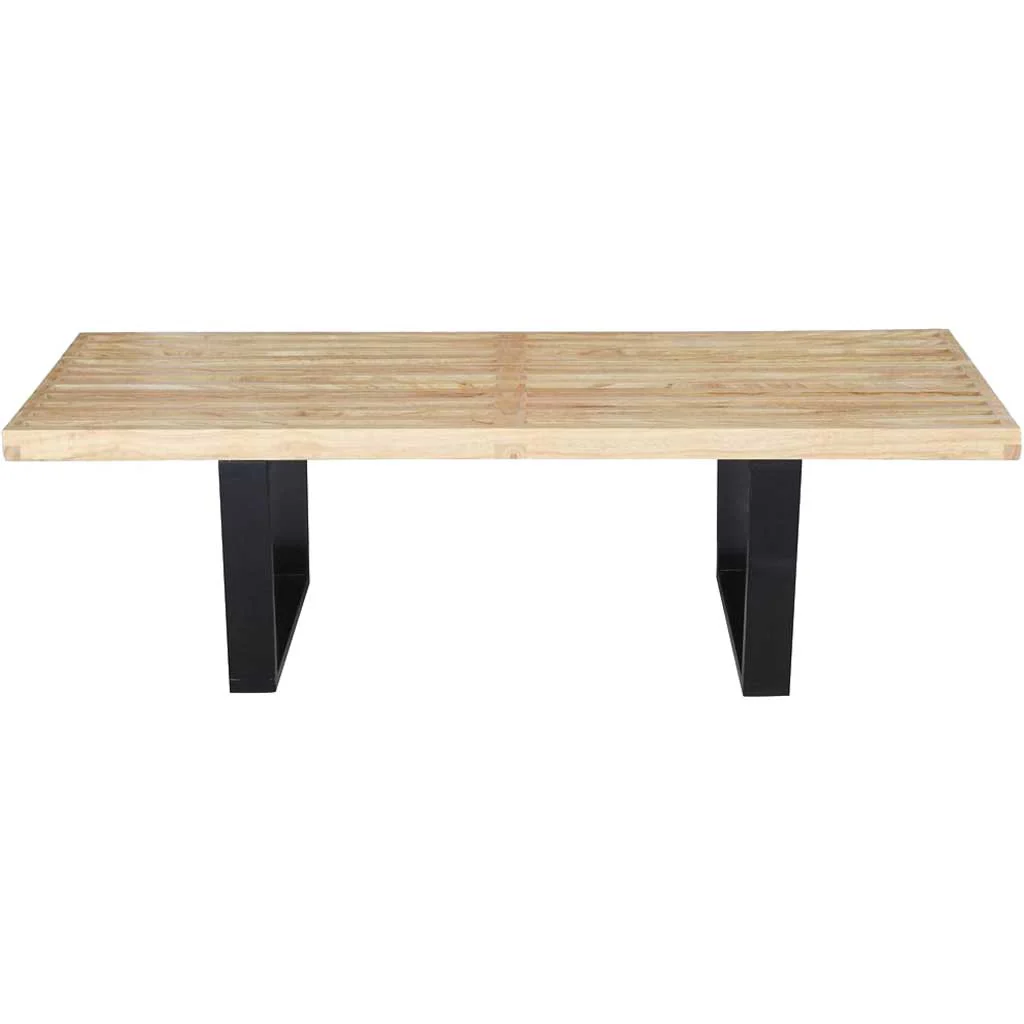 Wood Bench 48" Natural - Image 4