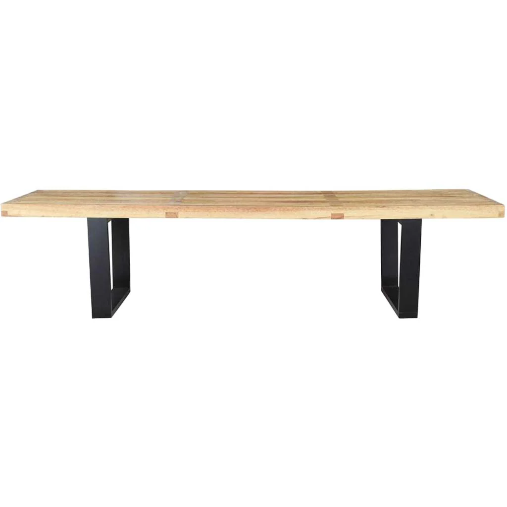 Wood Bench 72" Natural - Image 3