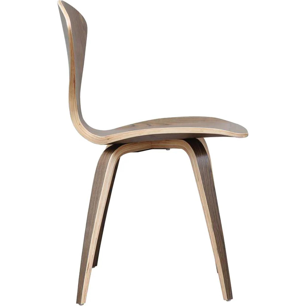 Wooden Side Chair Walnut - Image 2