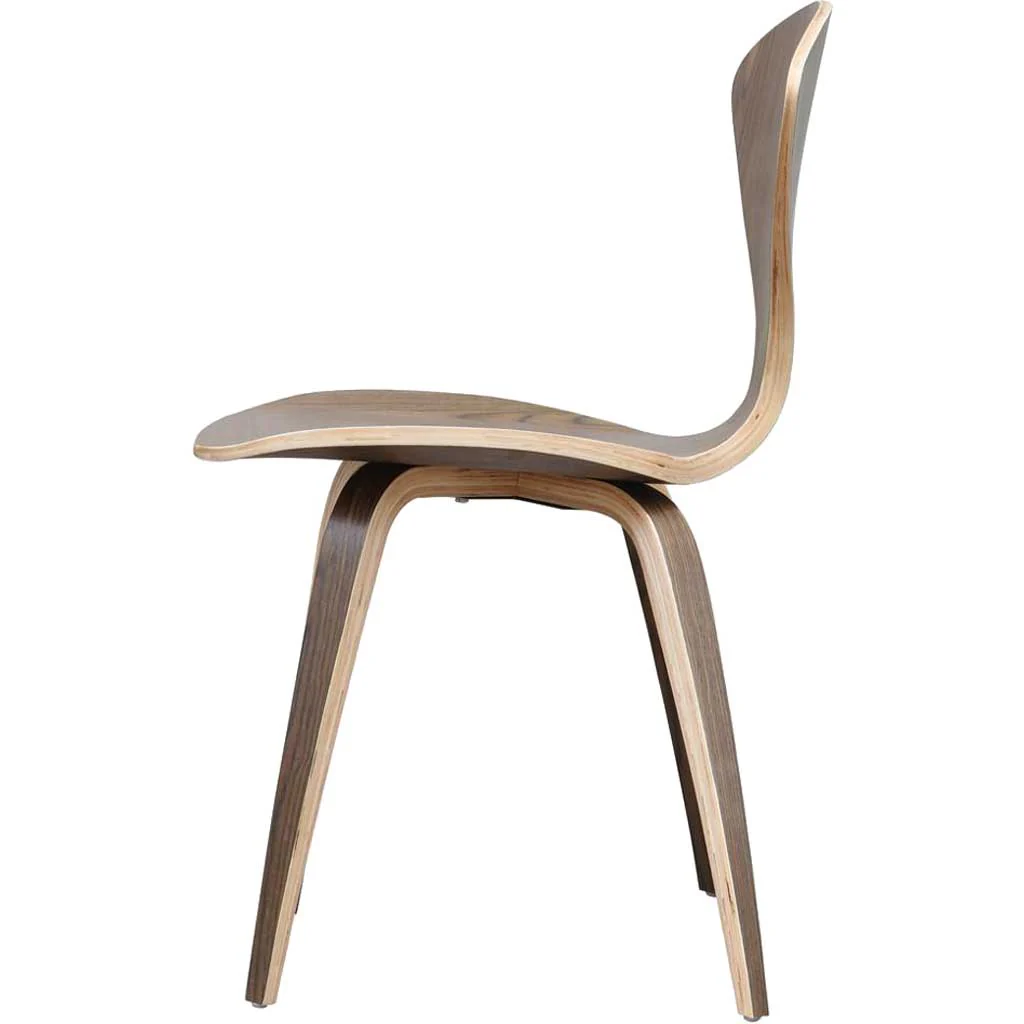Wooden Side Chair Walnut - Image 4