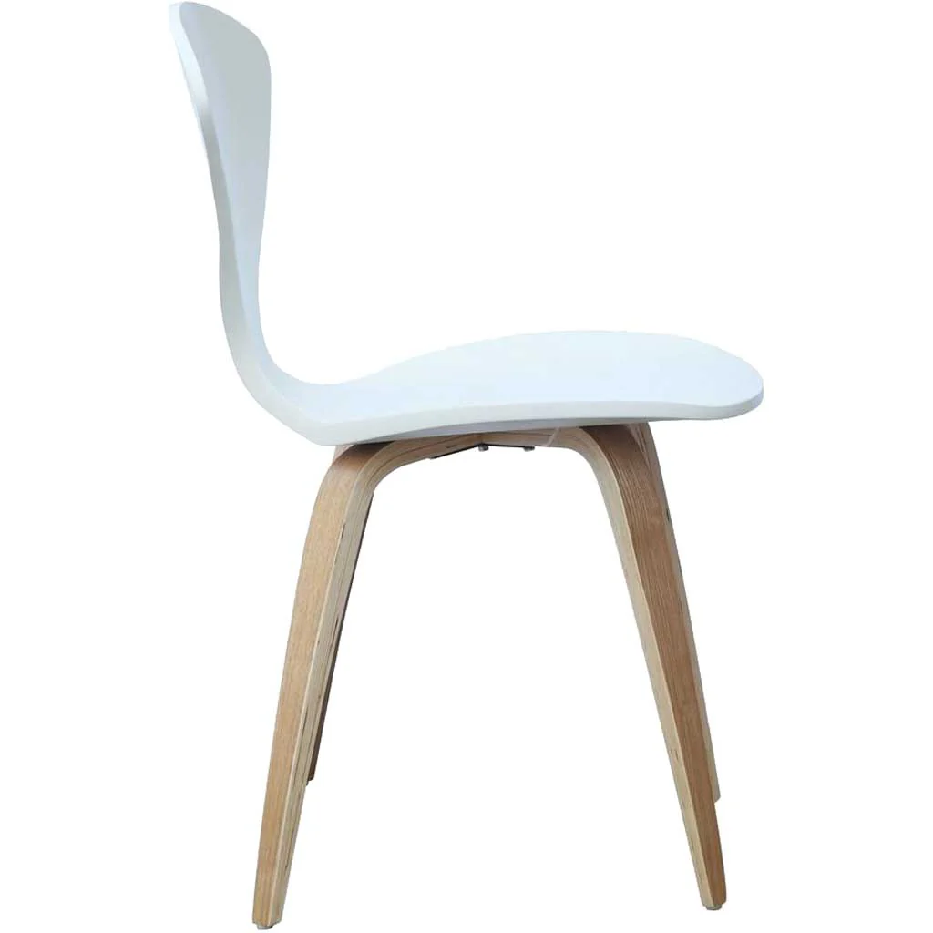 Wooden Side Chair White - Image 2