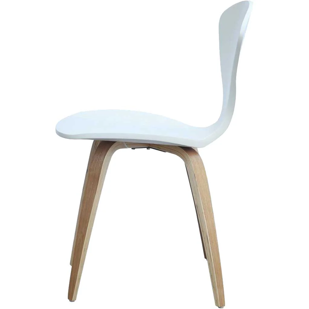 Wooden Side Chair White - Image 4