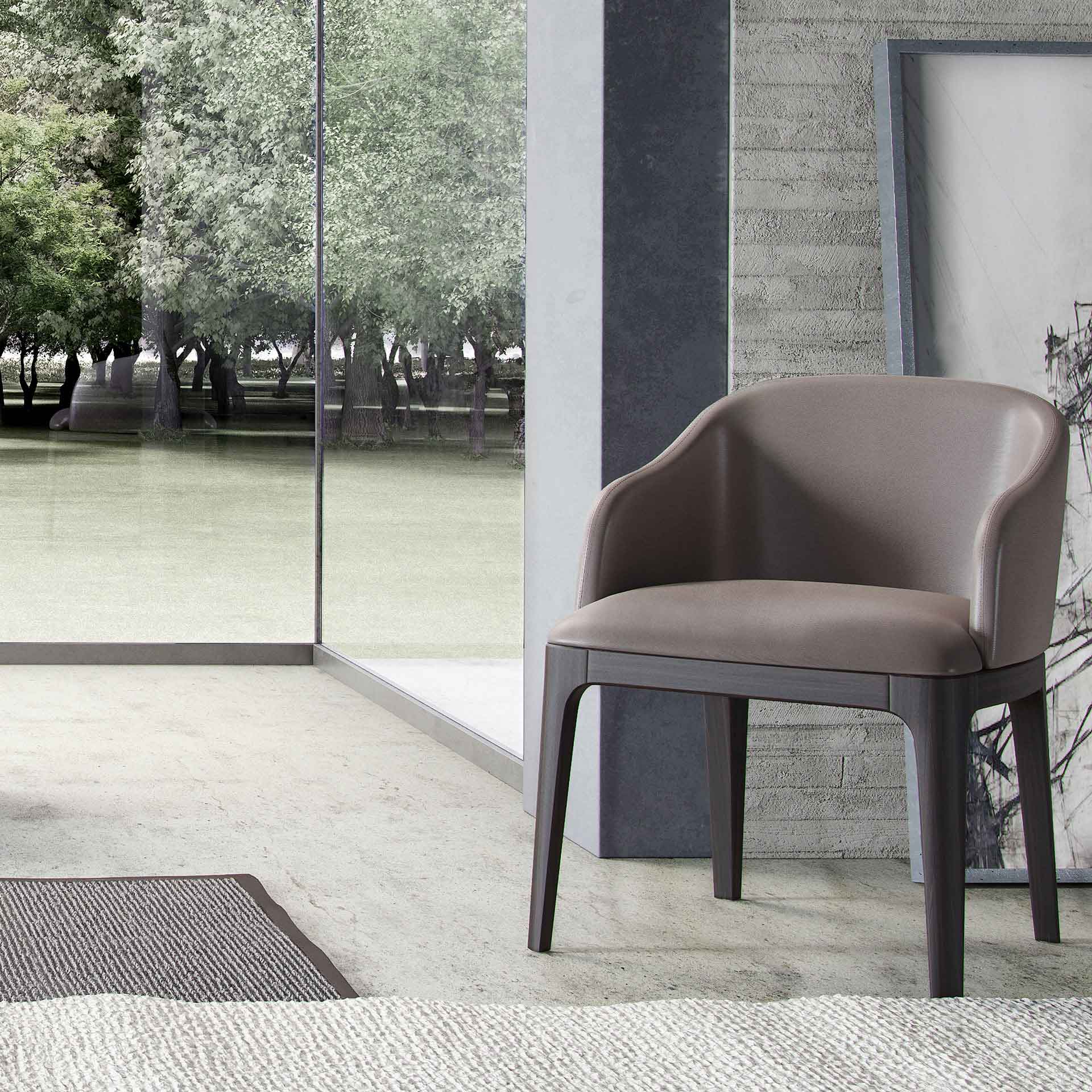 Wooster Dining Arm Chair Castle Gray - Image 4