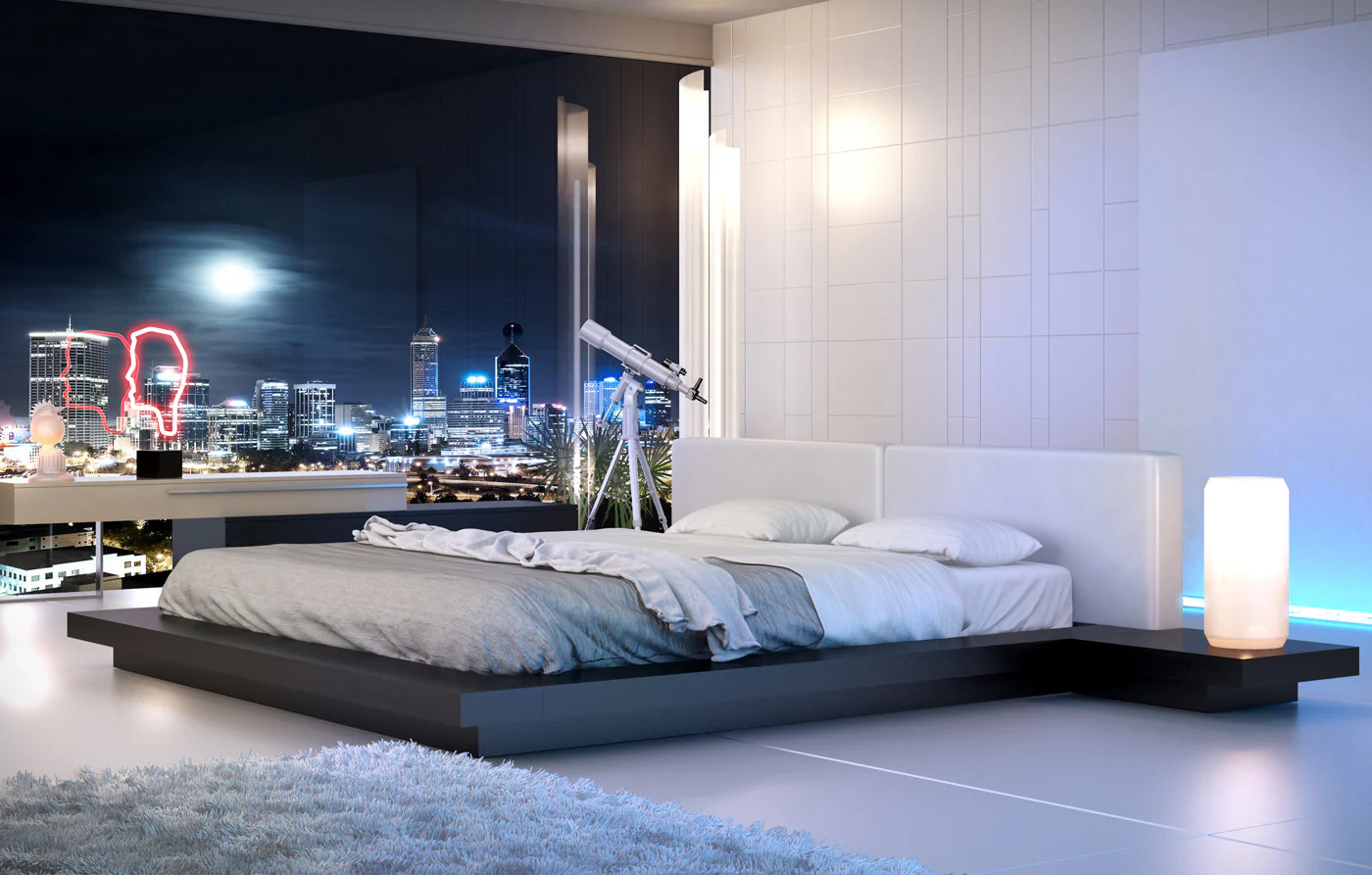 Worth Bed Wenge/White - Image 4