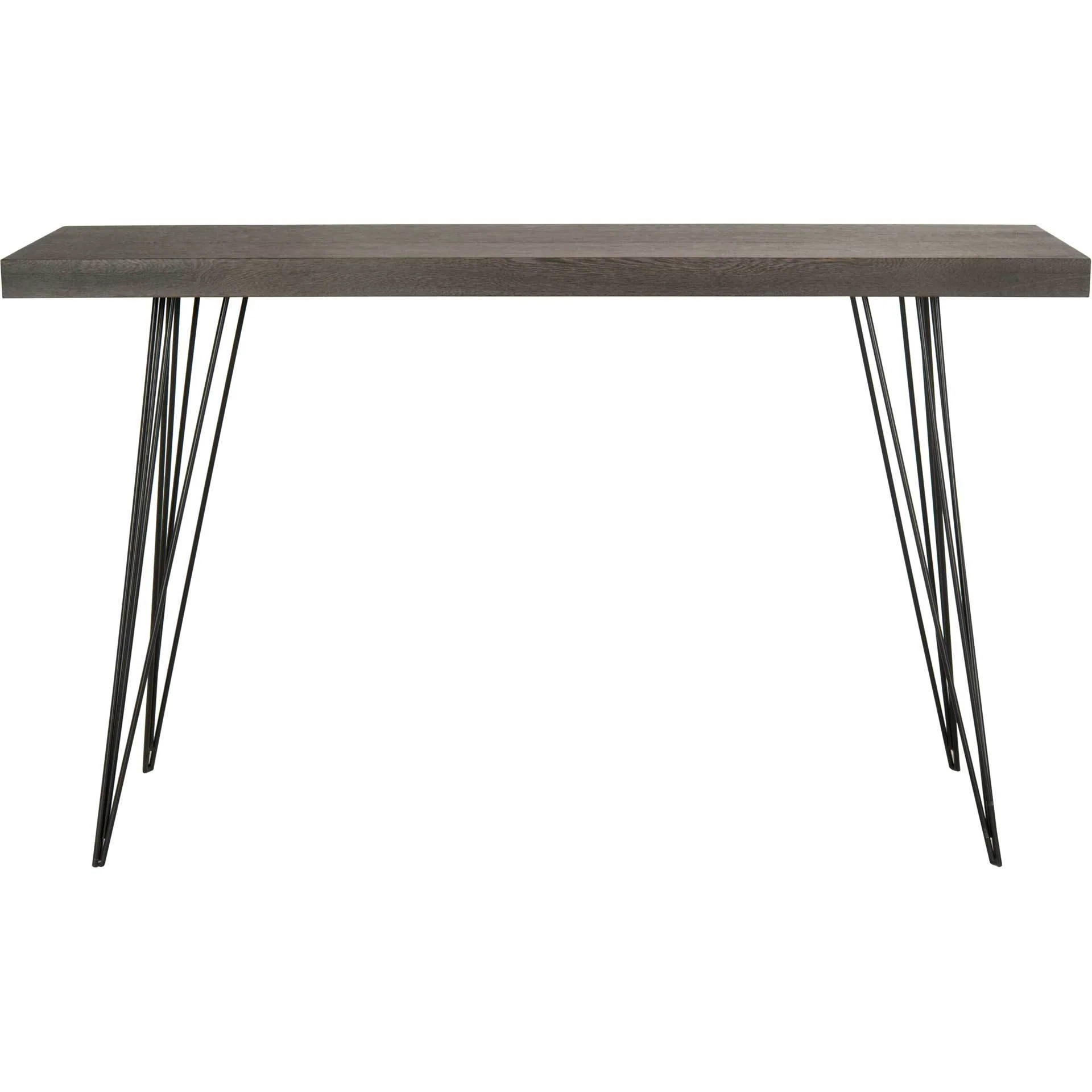 Woven Lacquer Console Dark Brown - Image 2