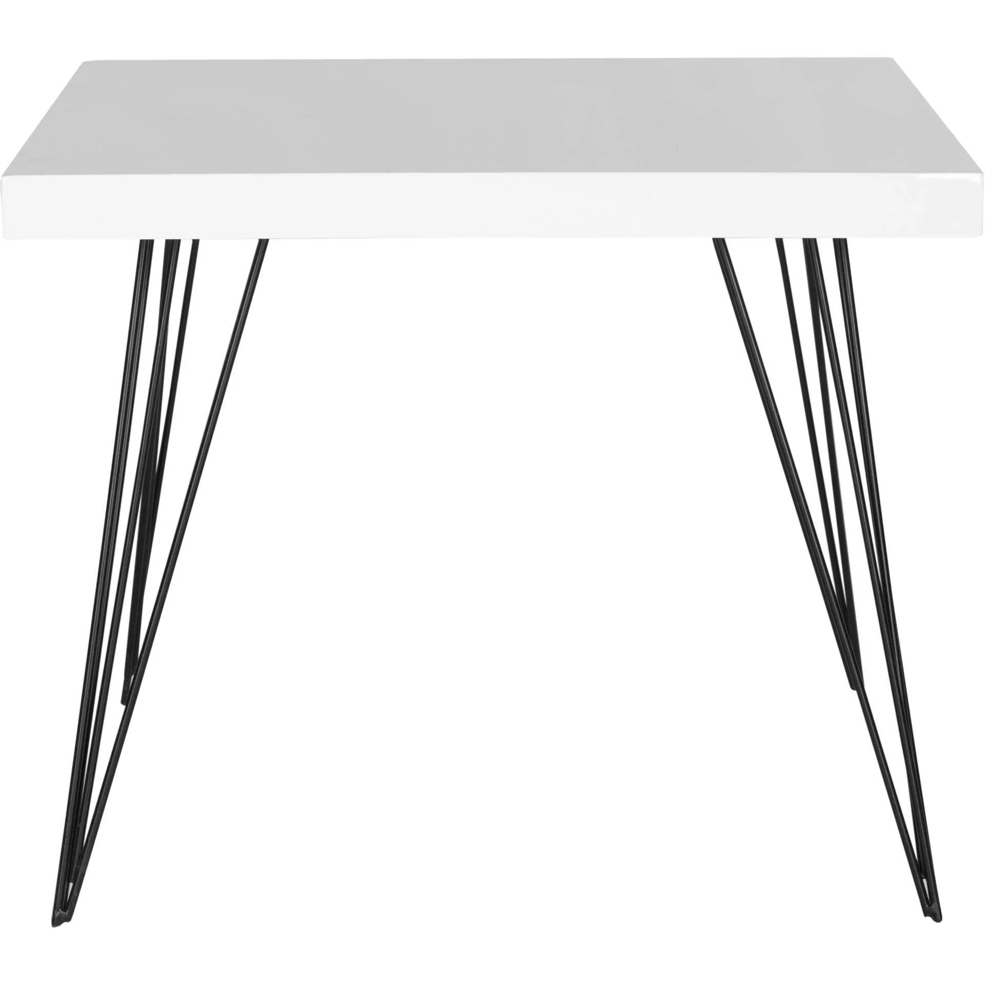 Woven Square Lacquer Coffee Table White - Image 2