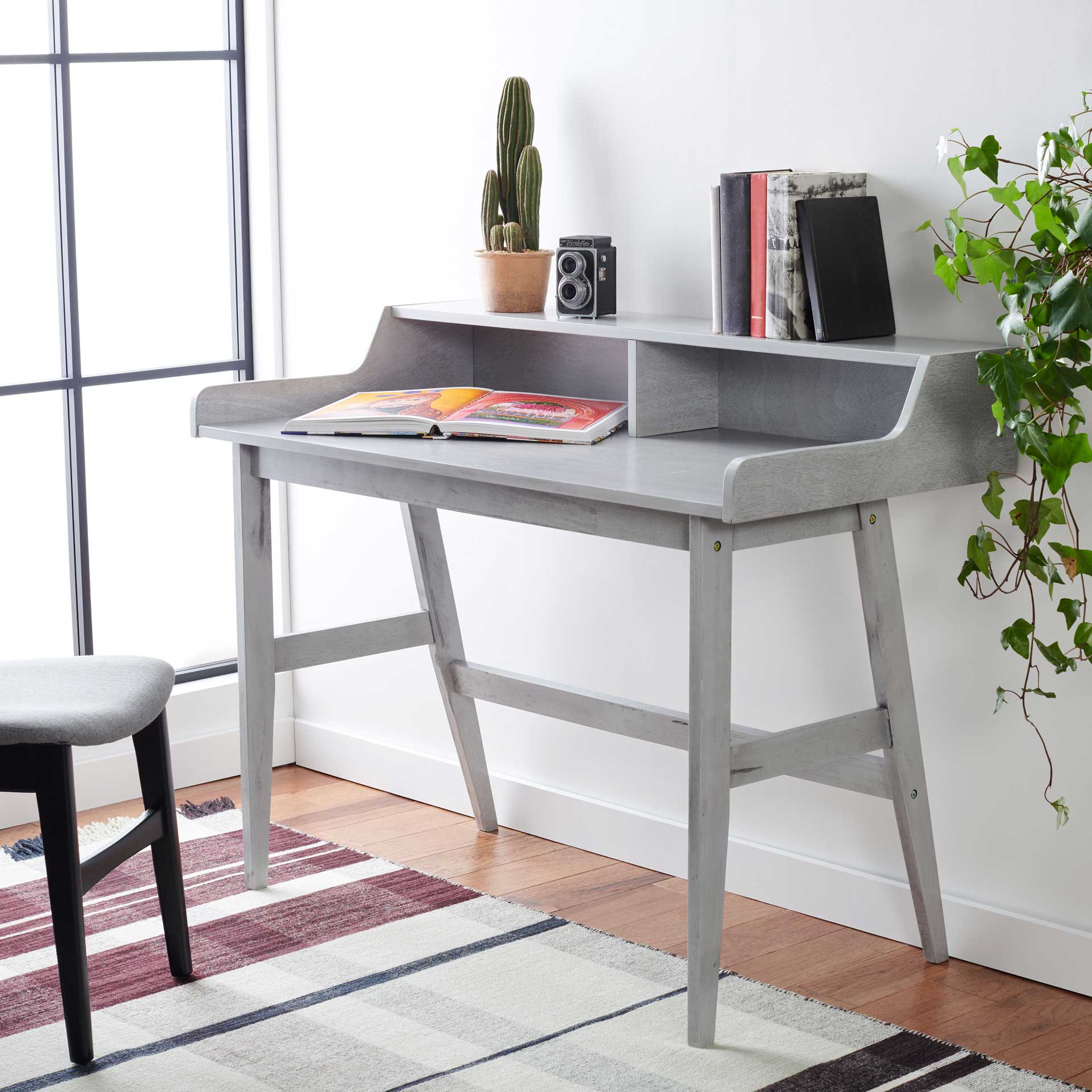 Wren Desk Dark Gray - Image 4