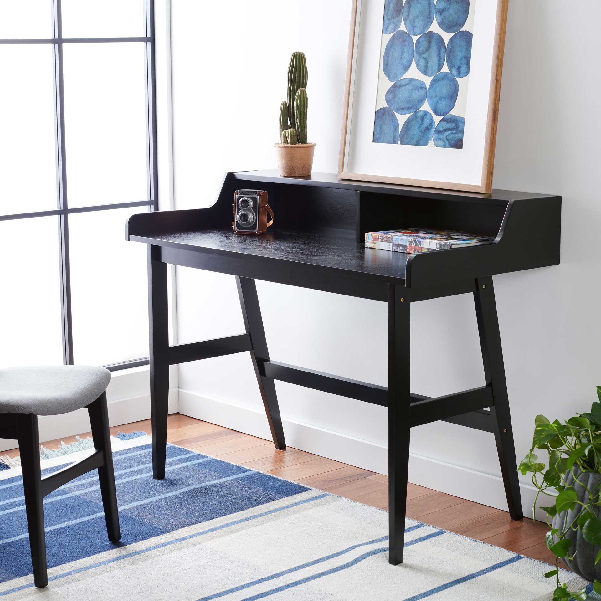 Wren Desk Matte Black - Image 4