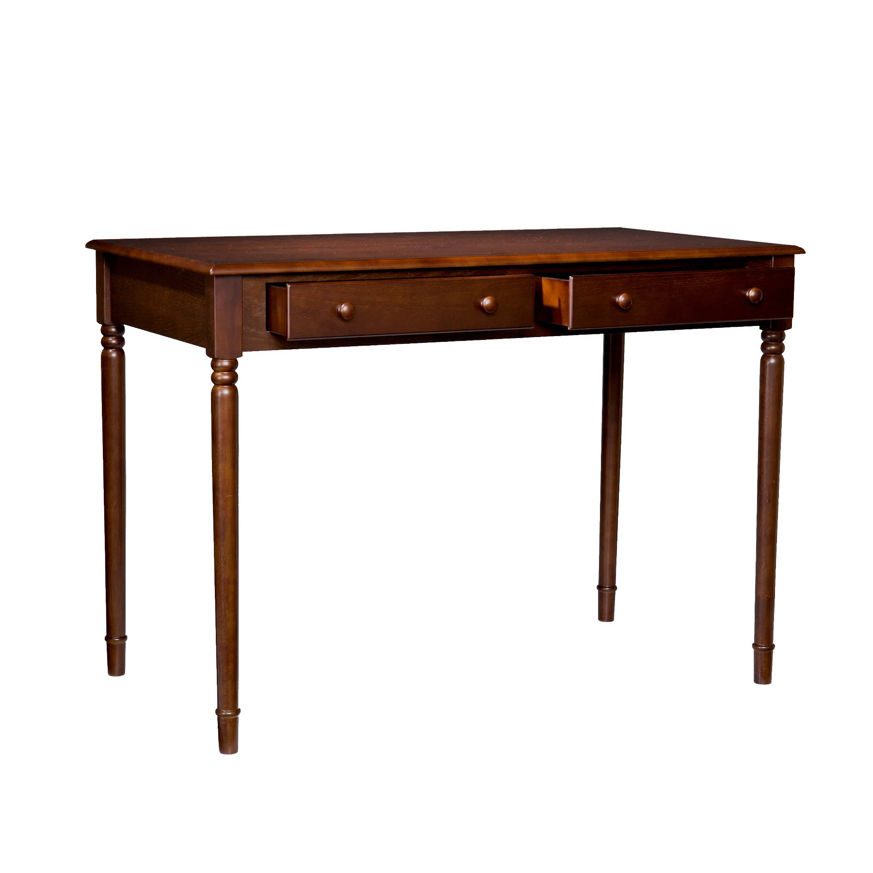 Writers 2-Drawer Desk Espresso - Image 5