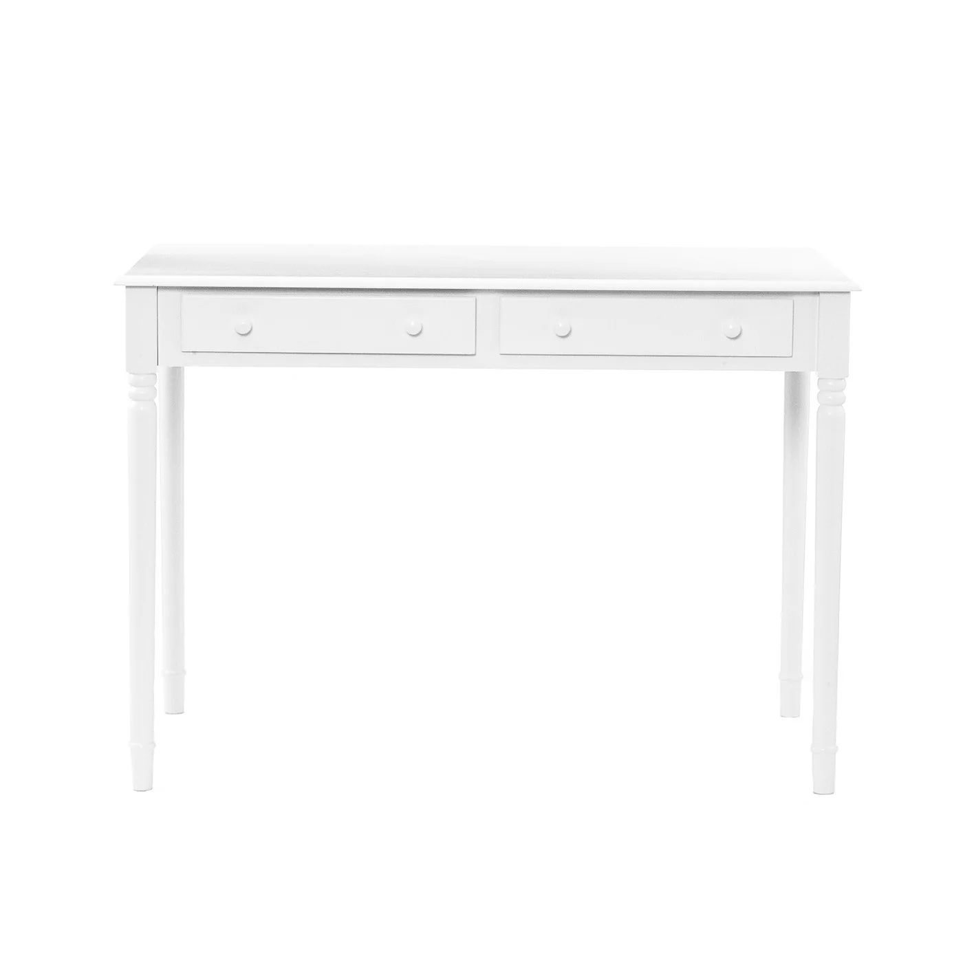 Writers 2-Drawer Desk White - Image 2