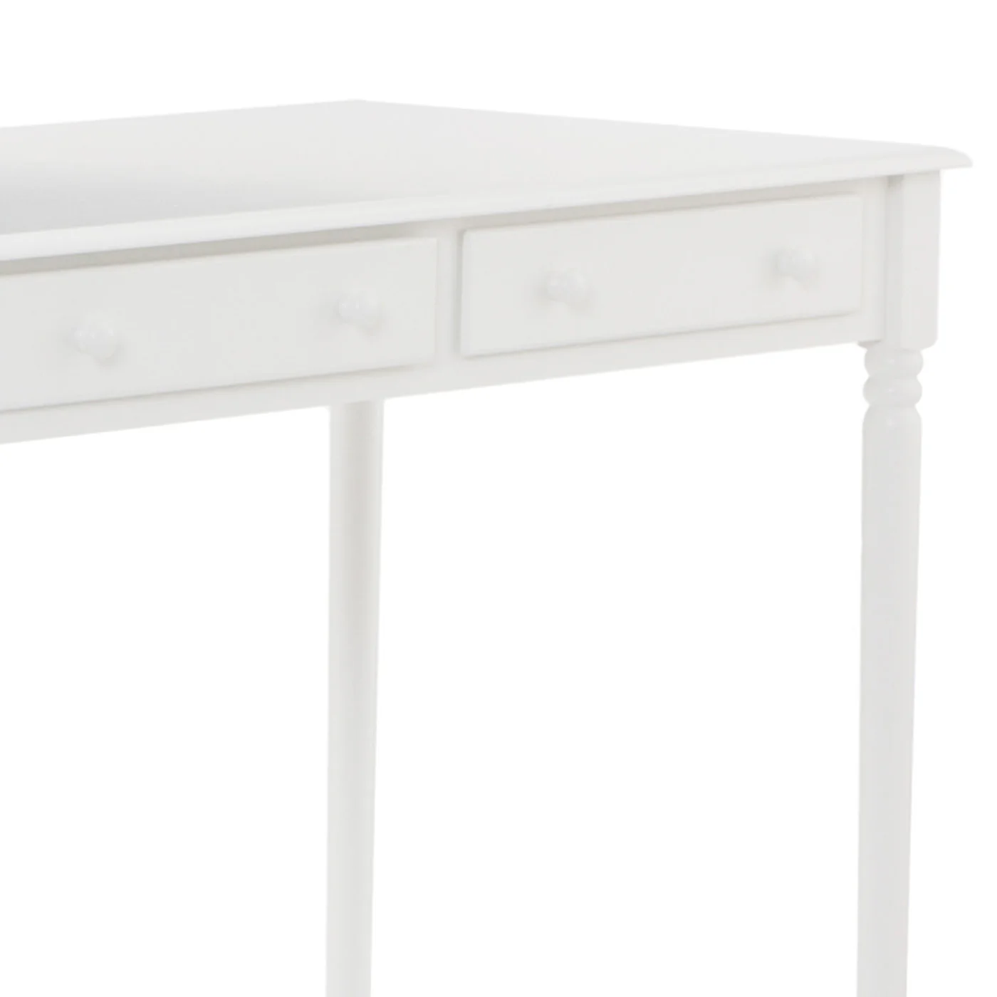 Writers 2-Drawer Desk White - Image 4