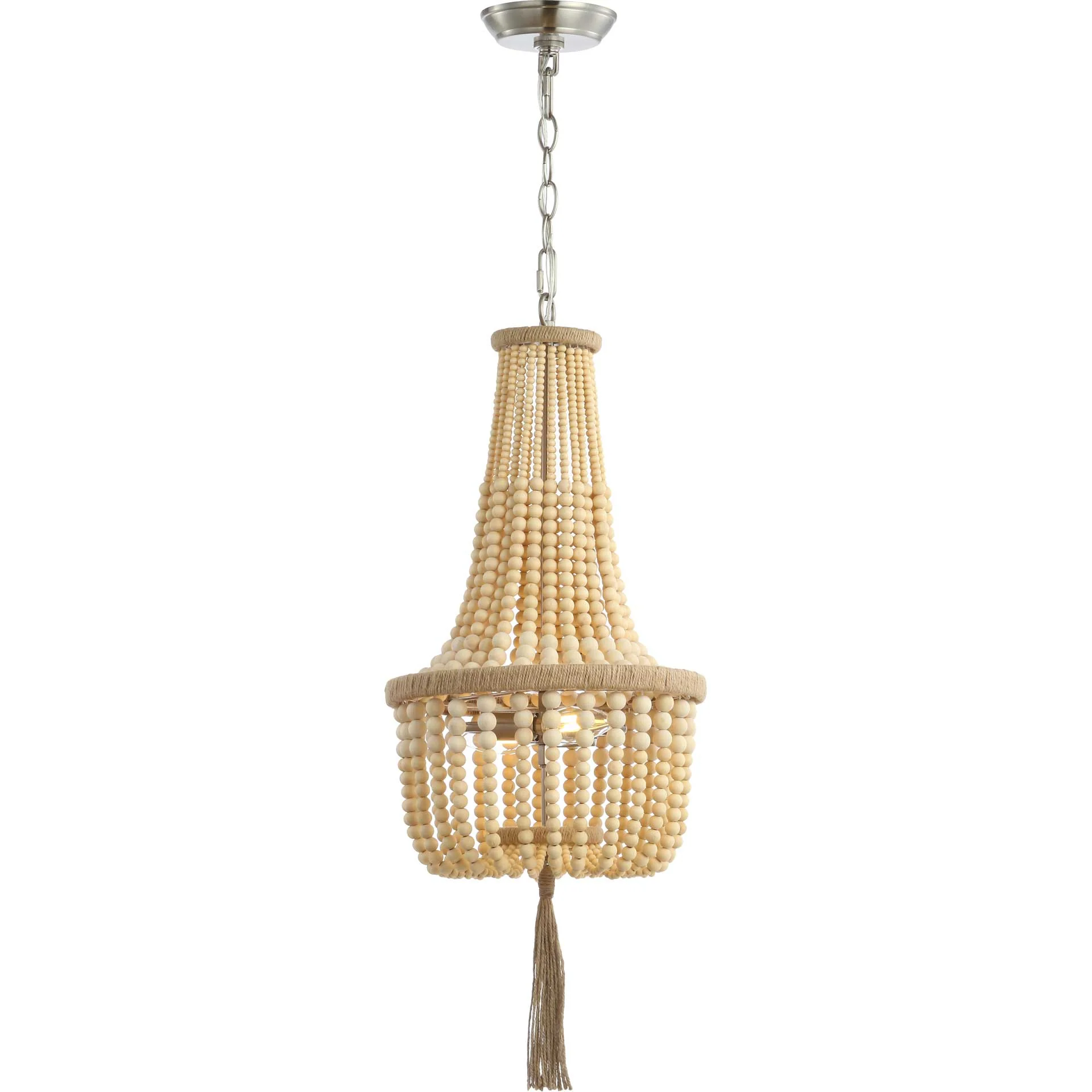 Wyat Pendant Brown/Brush Nickel - Image 2