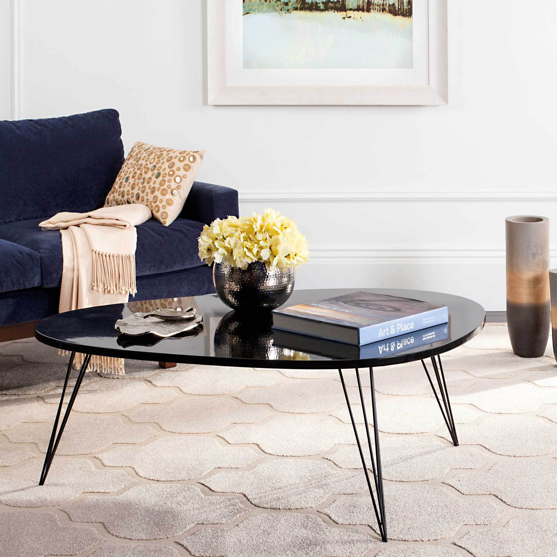 Wyatt Lacquer Coffee Table Black - Image 3