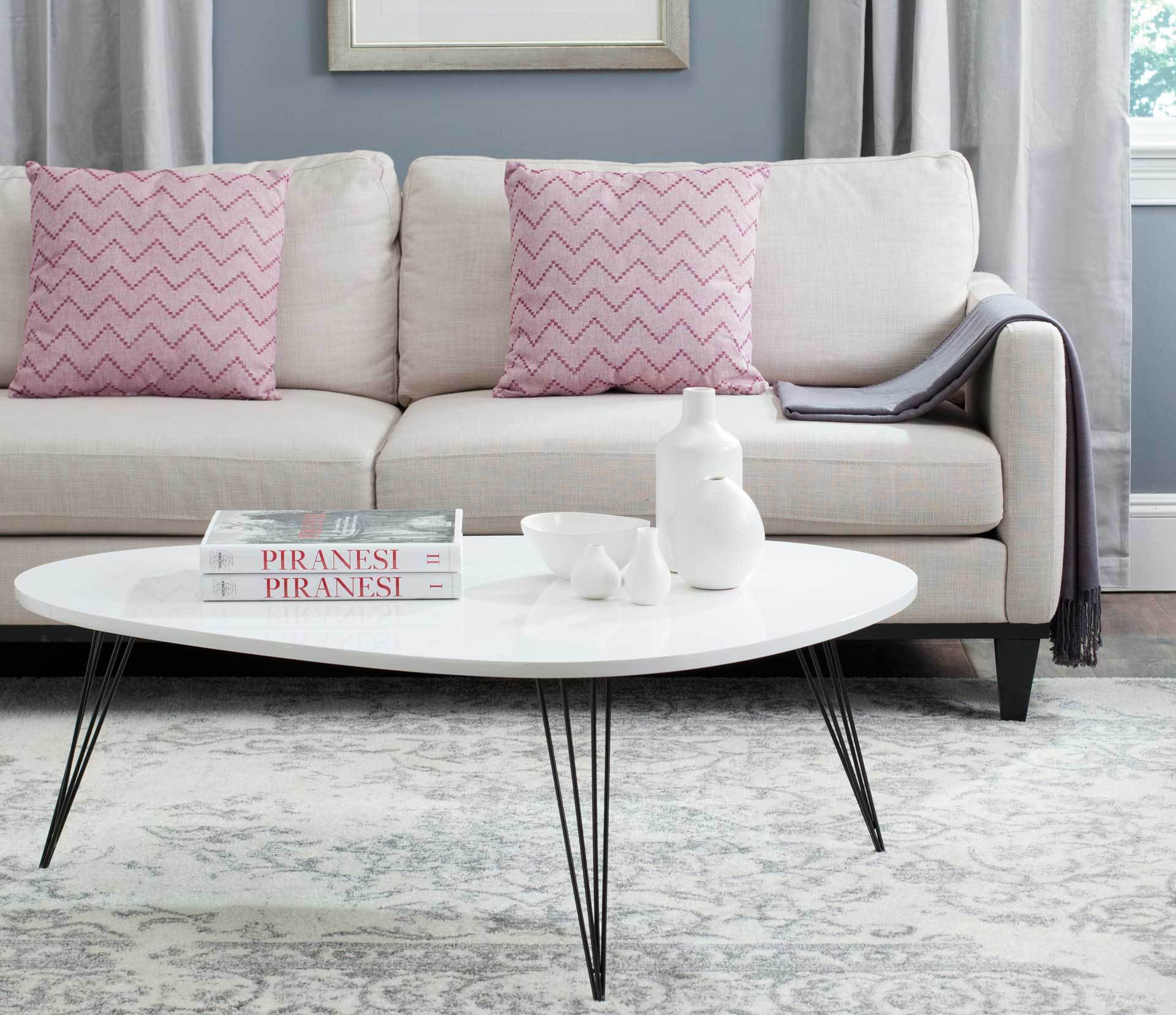 Wyatt Lacquer Coffee Table Oak - Image 2