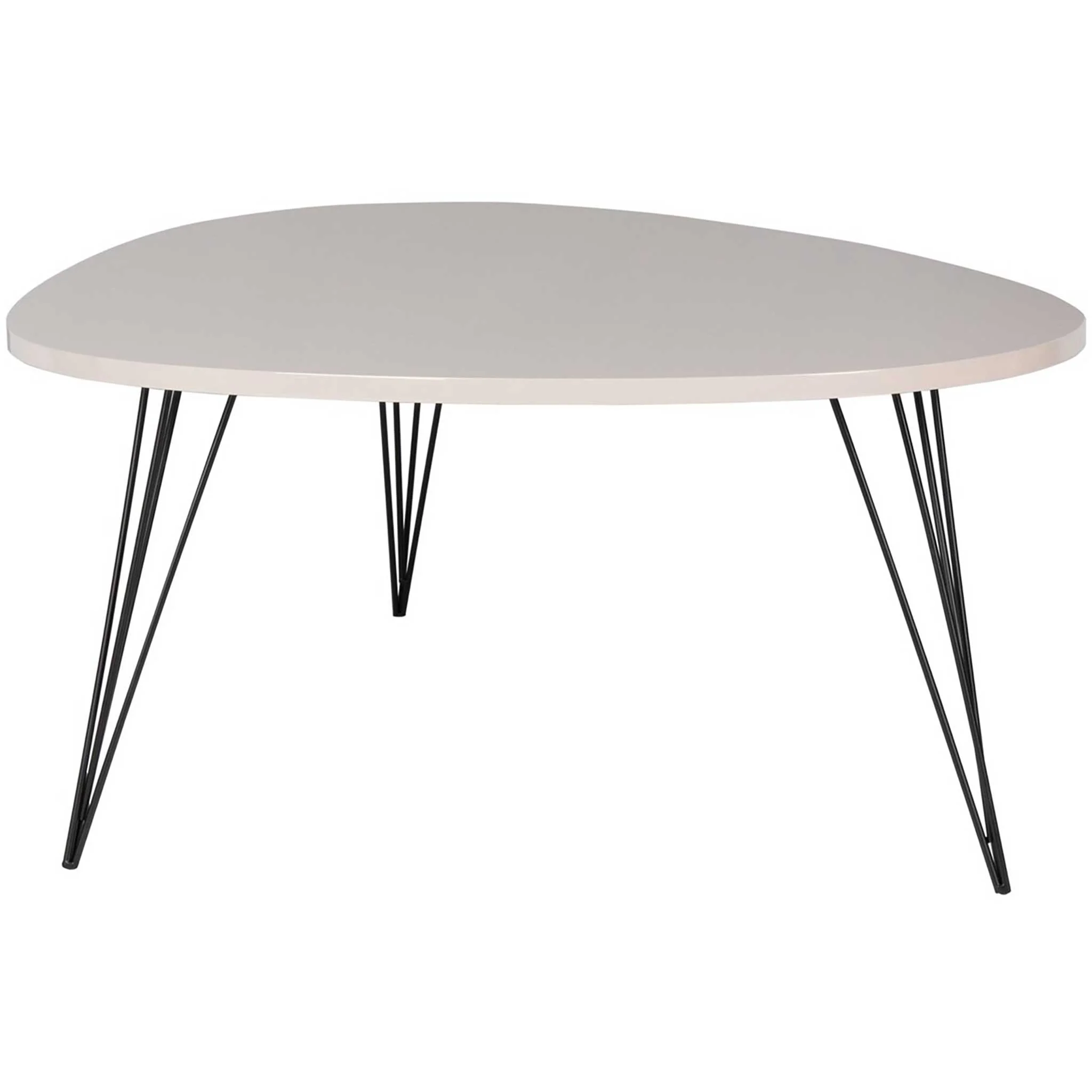 Wyatt Lacquer Coffee Table Taupe - Image 2
