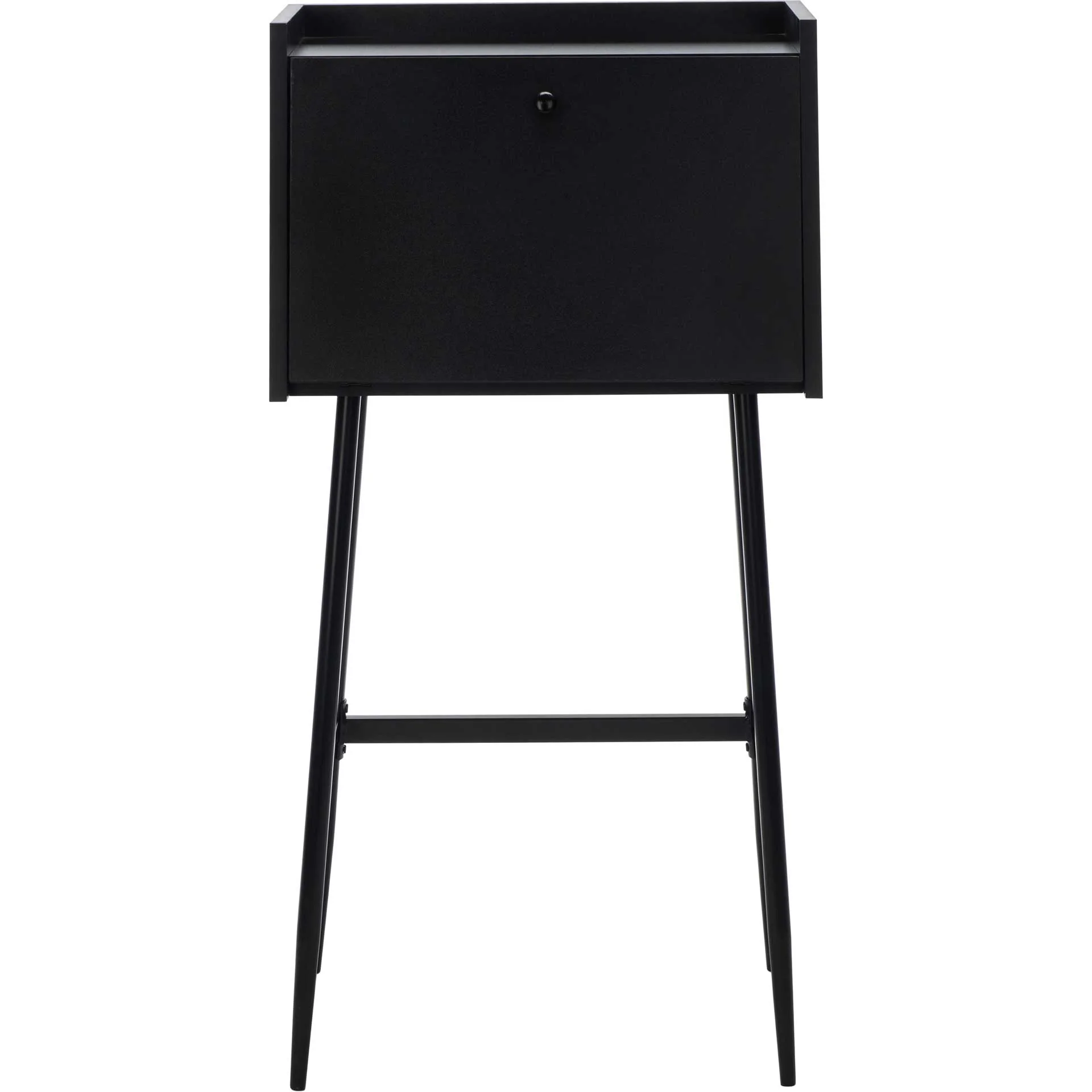 Xavier Modern Secretary Desk Black - Image 2