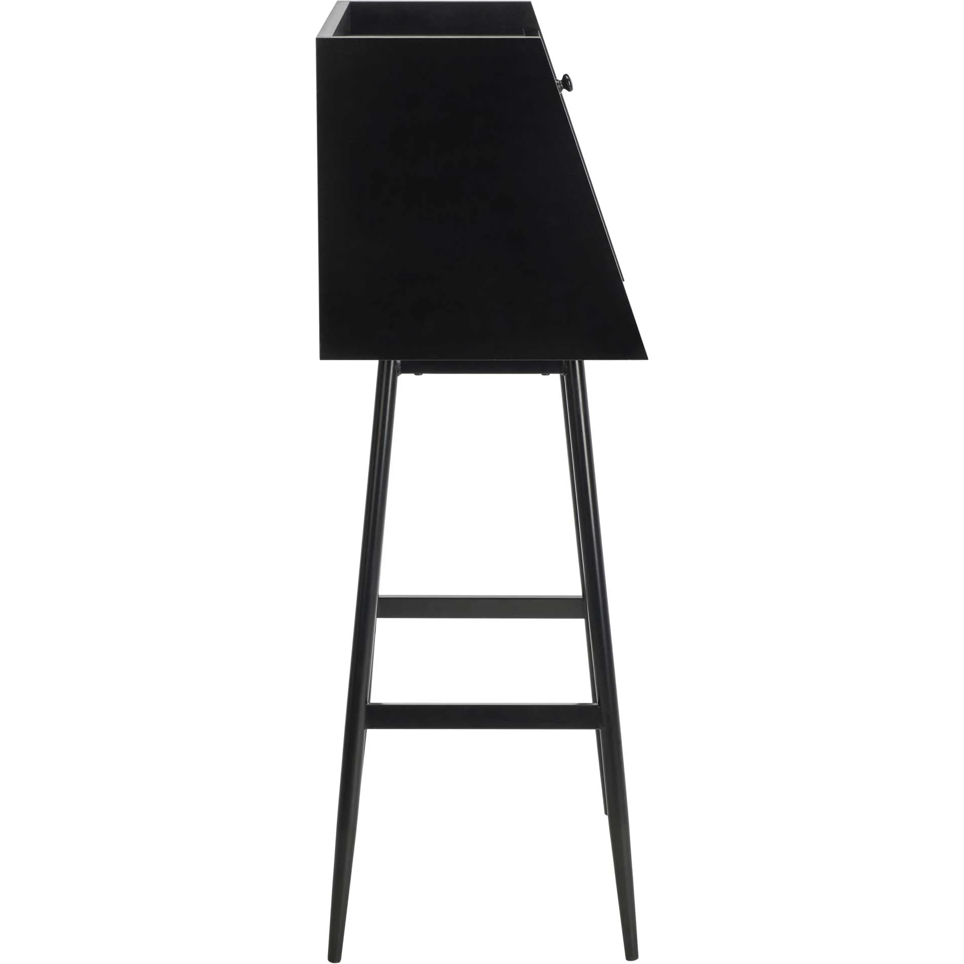 Xavier Modern Secretary Desk Black - Image 3