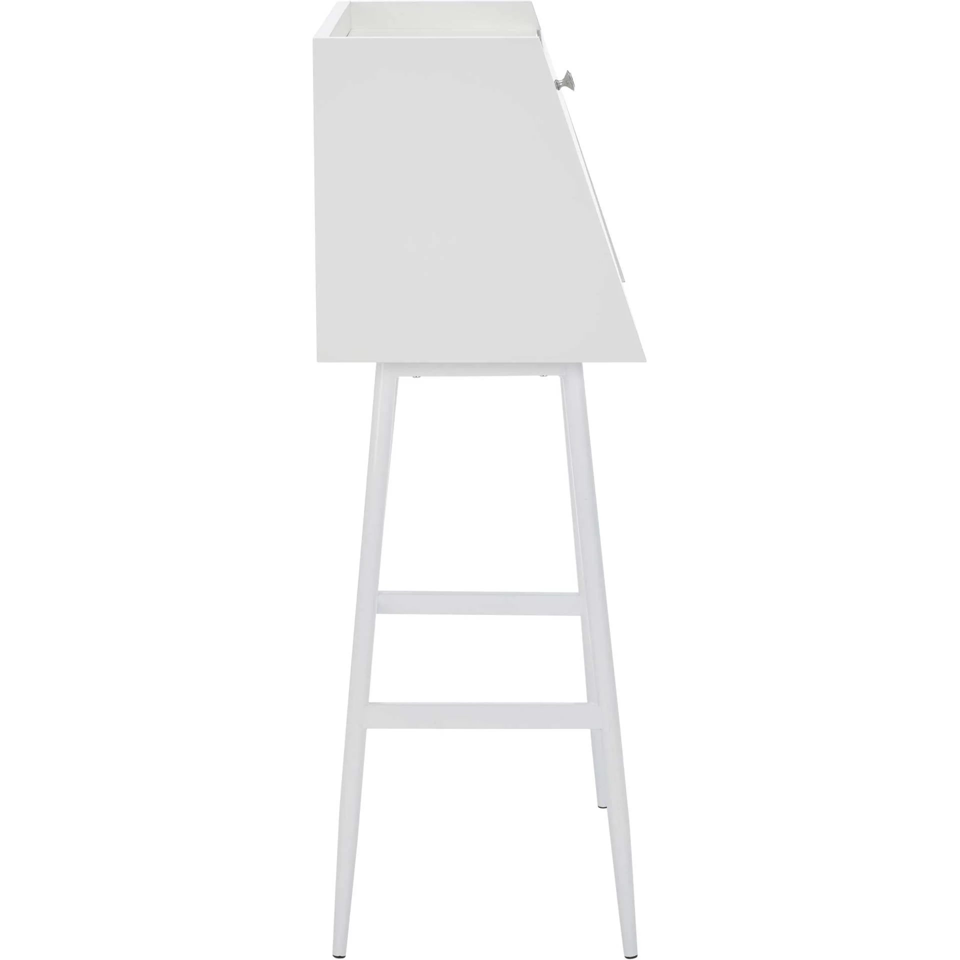 Xavier Modern Secretary Desk White/White - Image 3