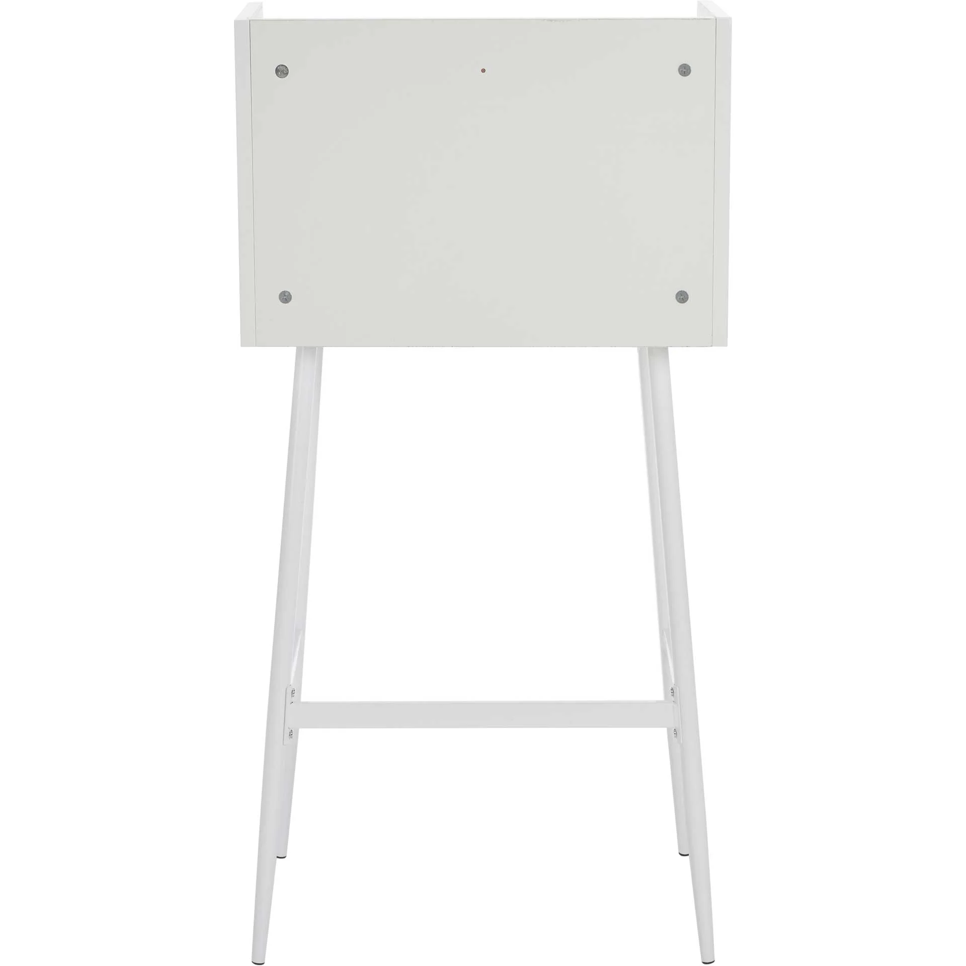 Xavier Modern Secretary Desk White/White - Image 4