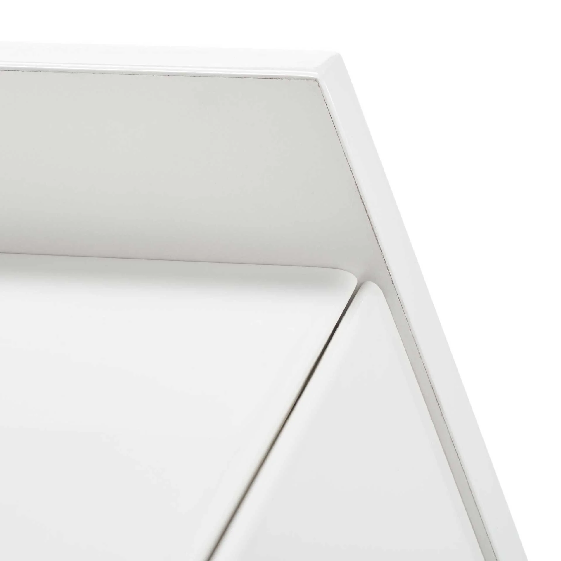 Xavier Modern Secretary Desk White/White - Image 5