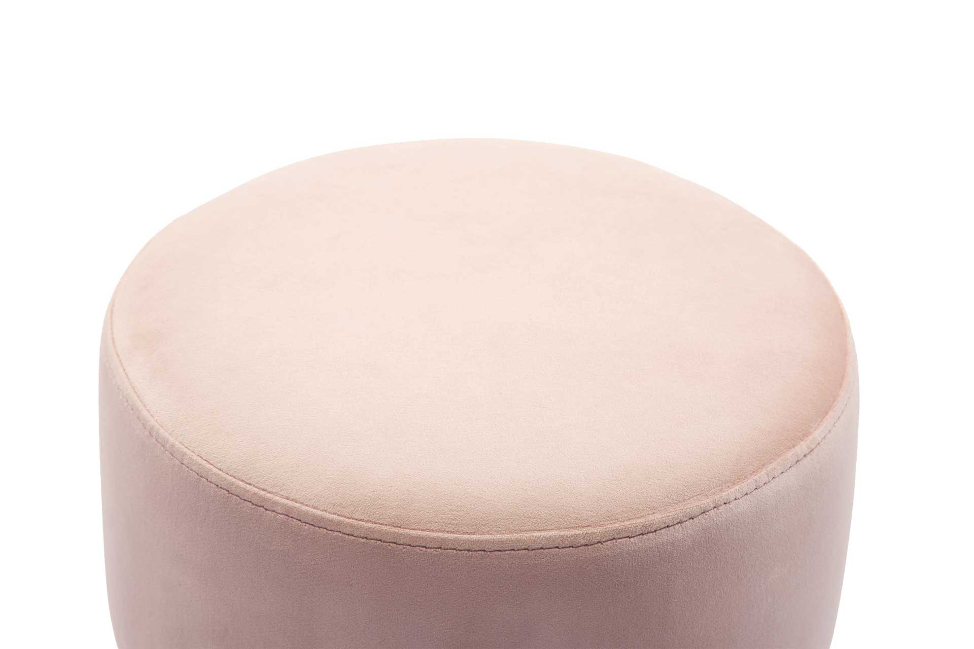 Yahia Velvet Ottoman Blush - Image 3