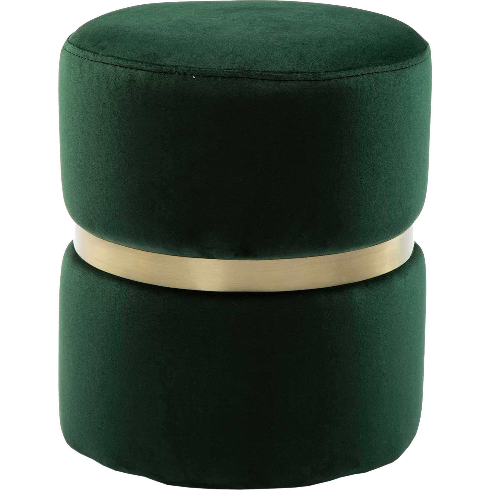 Yahia Velvet Ottoman Forest Green - Image 2
