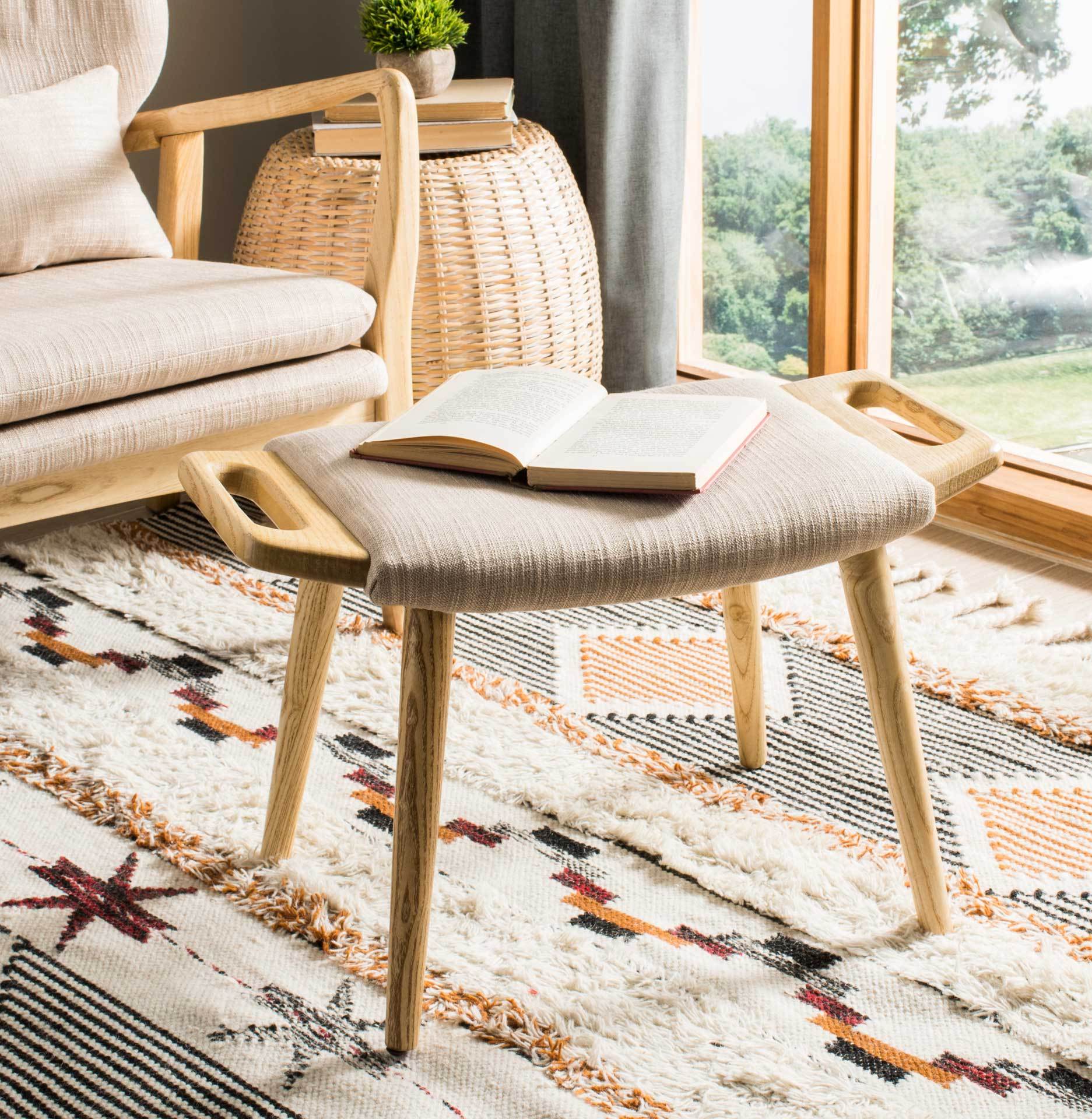 Yandel Bench Beige/Natural - Image 4