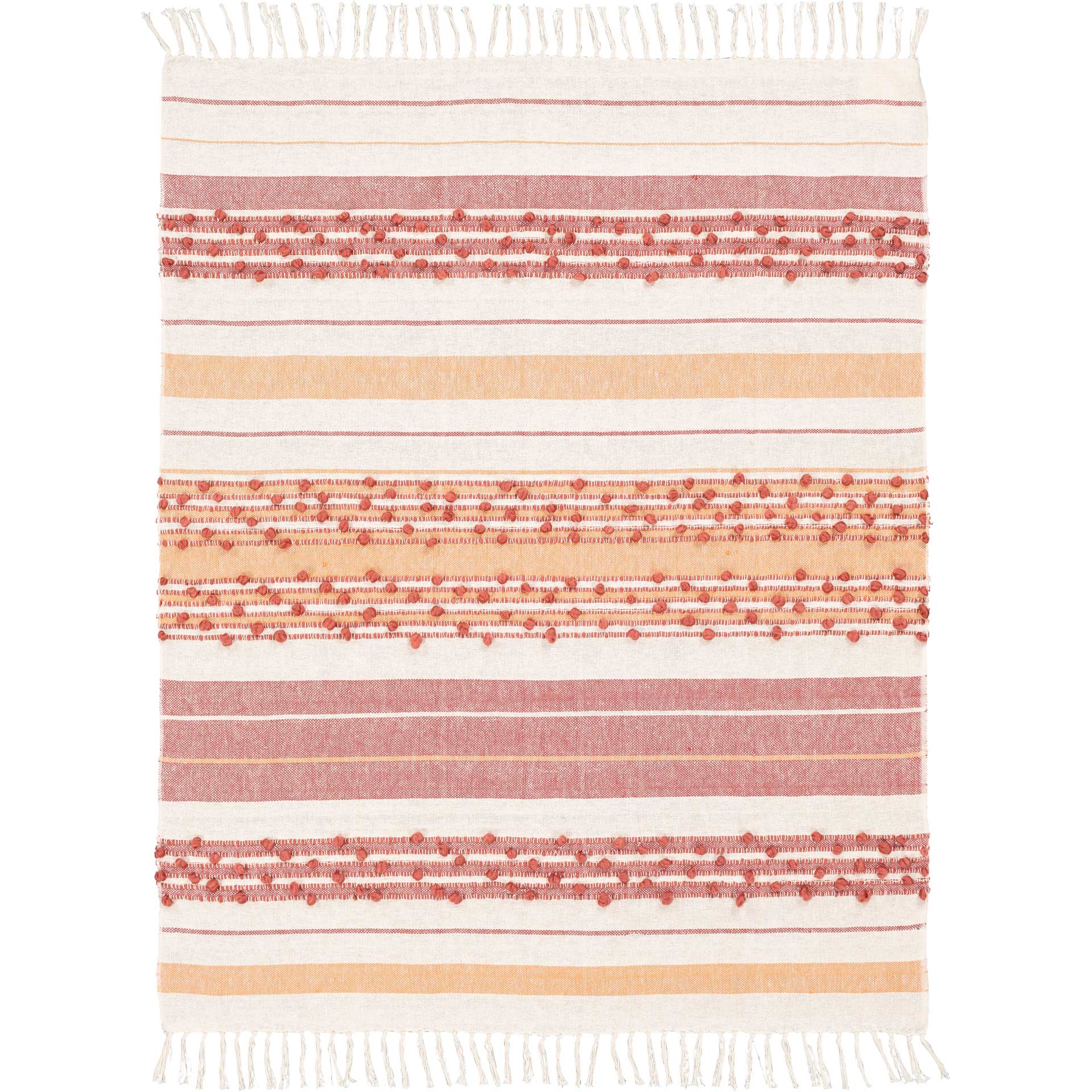 Yemariam Throw Rose/Peach/Cream - Image 2
